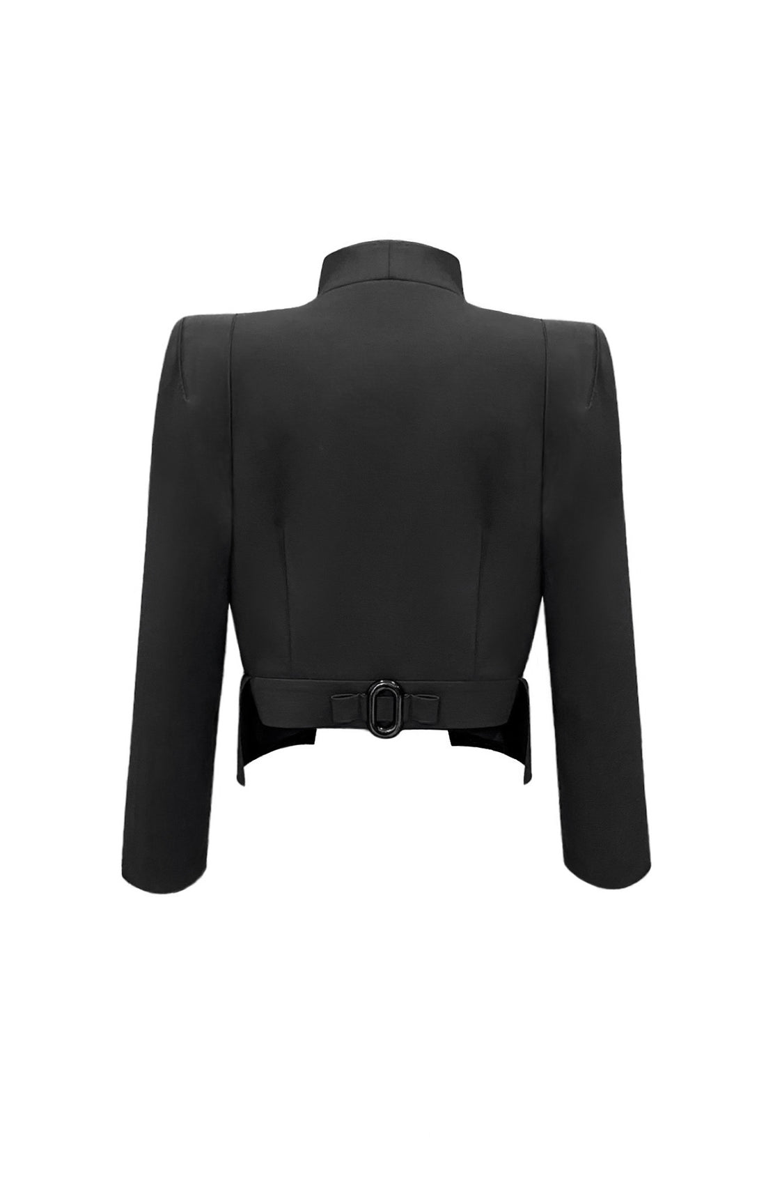 Tailored Wool Crop Jacket
