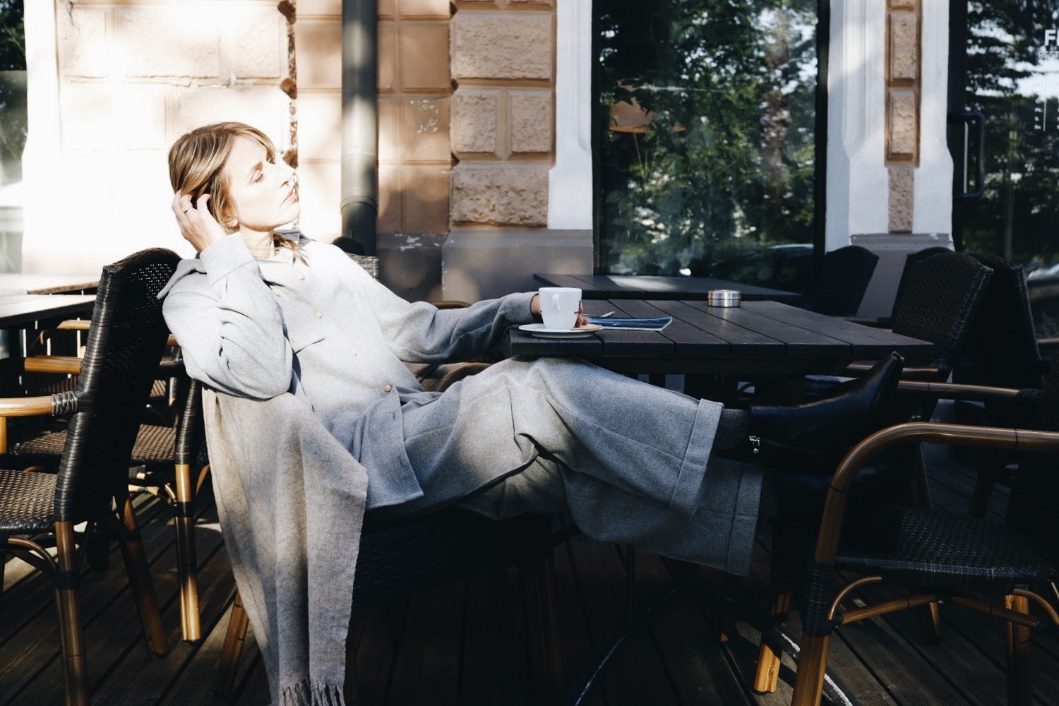 Very Soft Wool Fleece trousers AW25 (Last item)