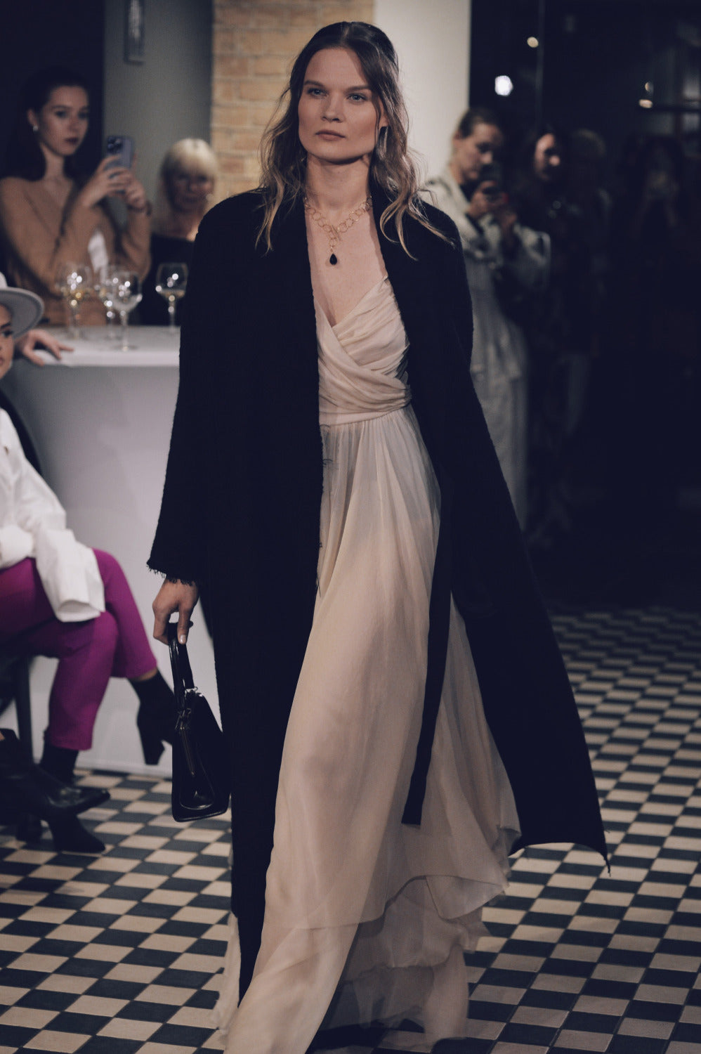 Silk Chiffon Dress IREN