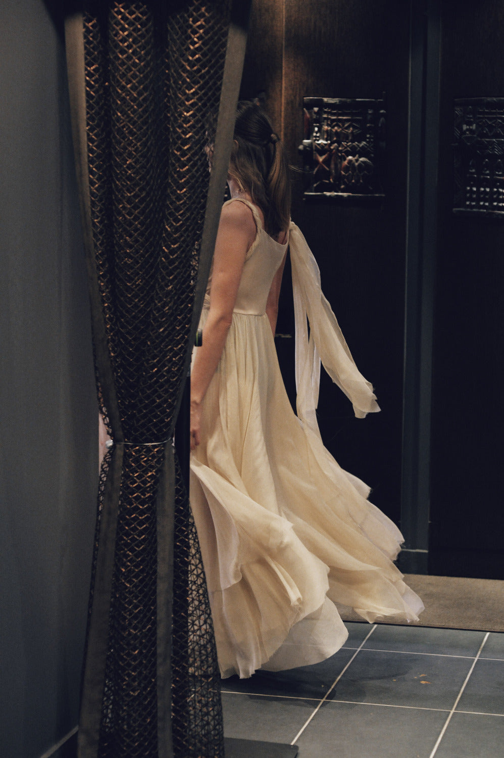 Silk Chiffon Dress IREN