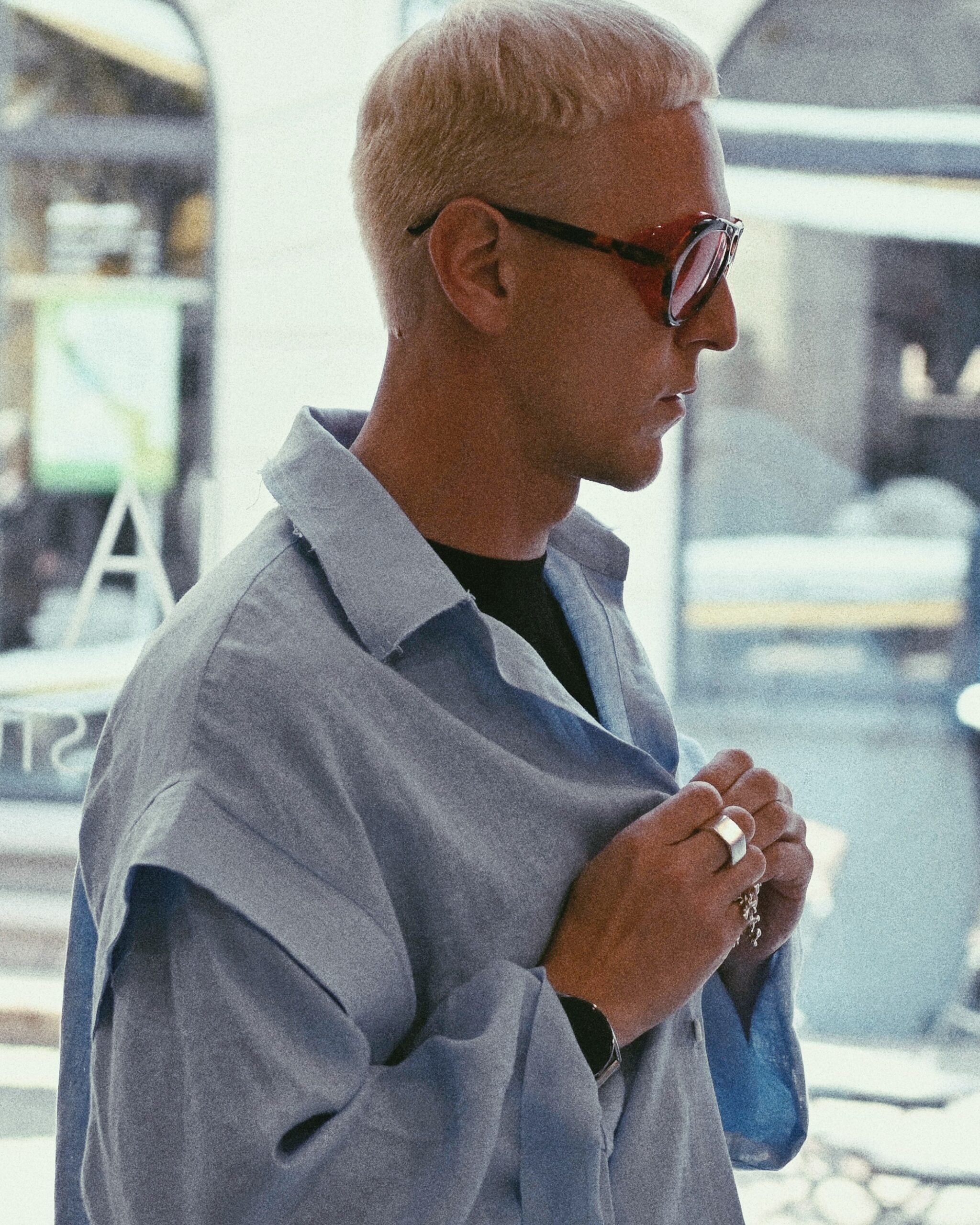 Linen Shirt  BLUE IRIS (Pre-order)