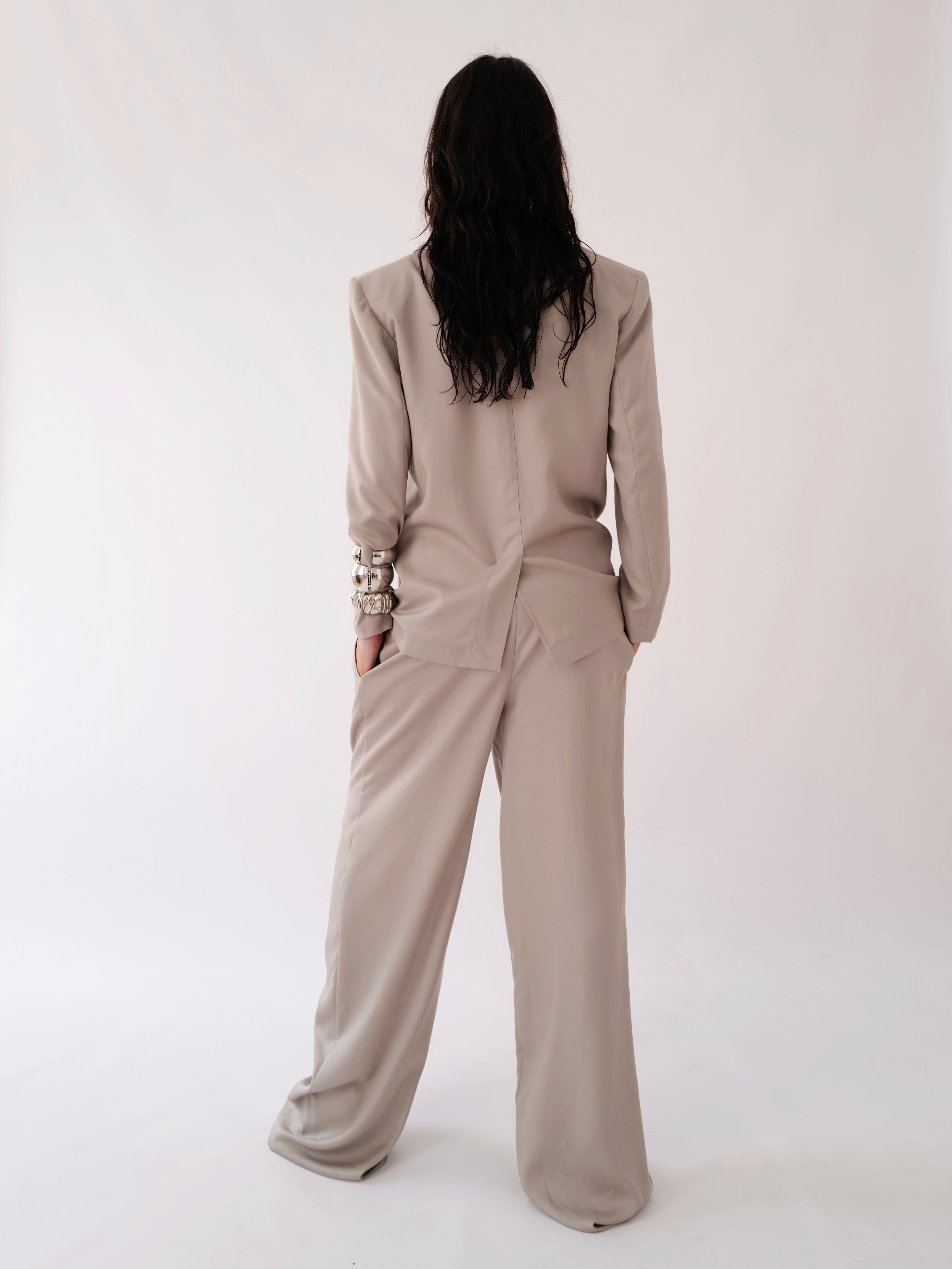 Wide Pull up Cupra Pants KIM SS25