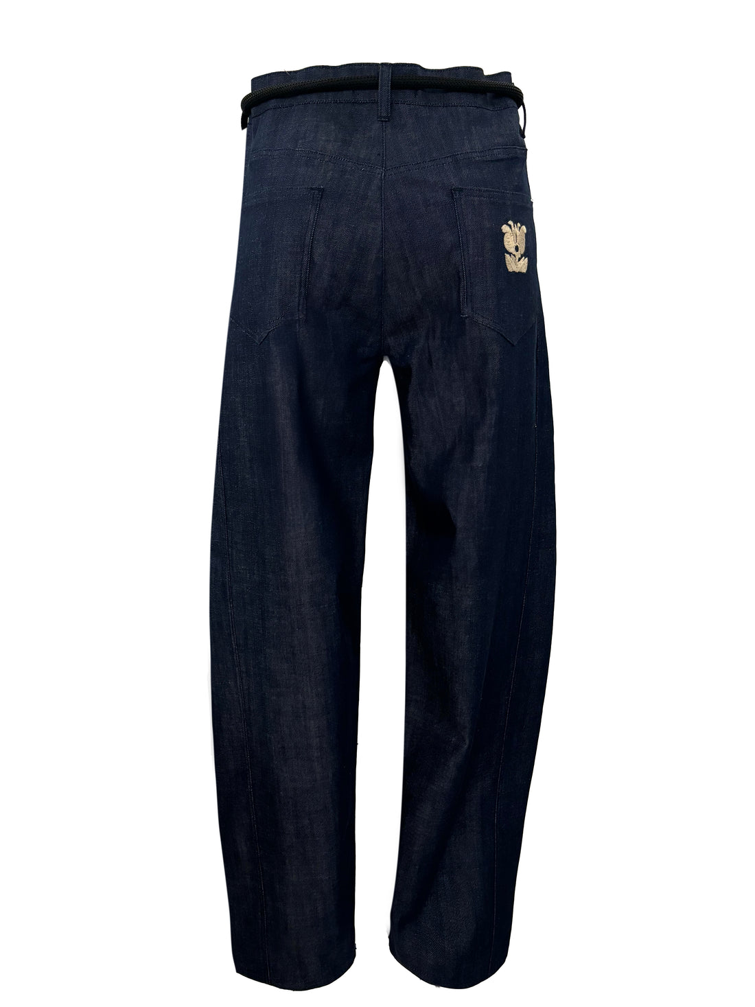 Balloon High Rise Barrel Leg Jeans