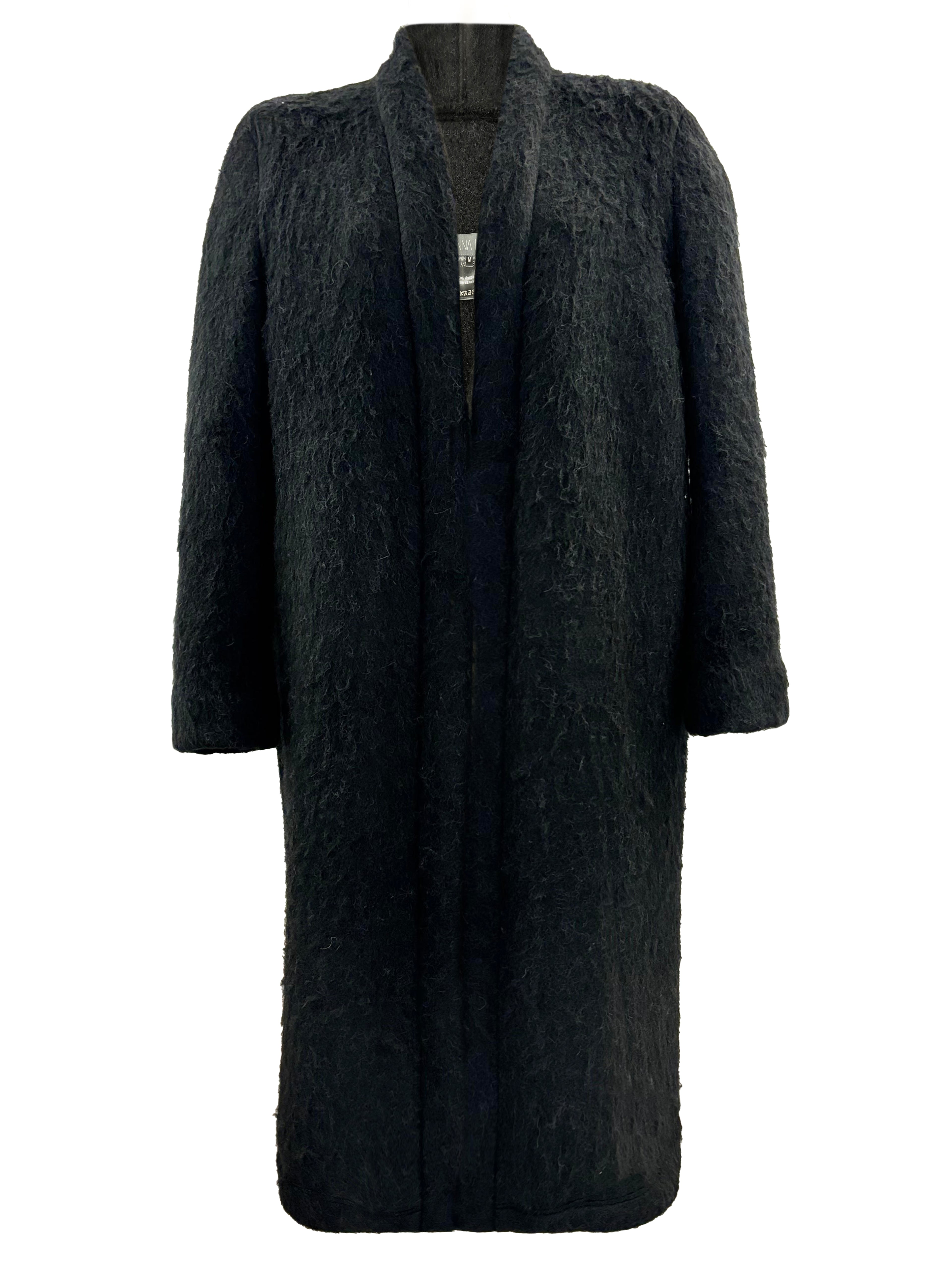 Alpaca Wool Fluffy Coat-Cape VICTORIA(Last item)