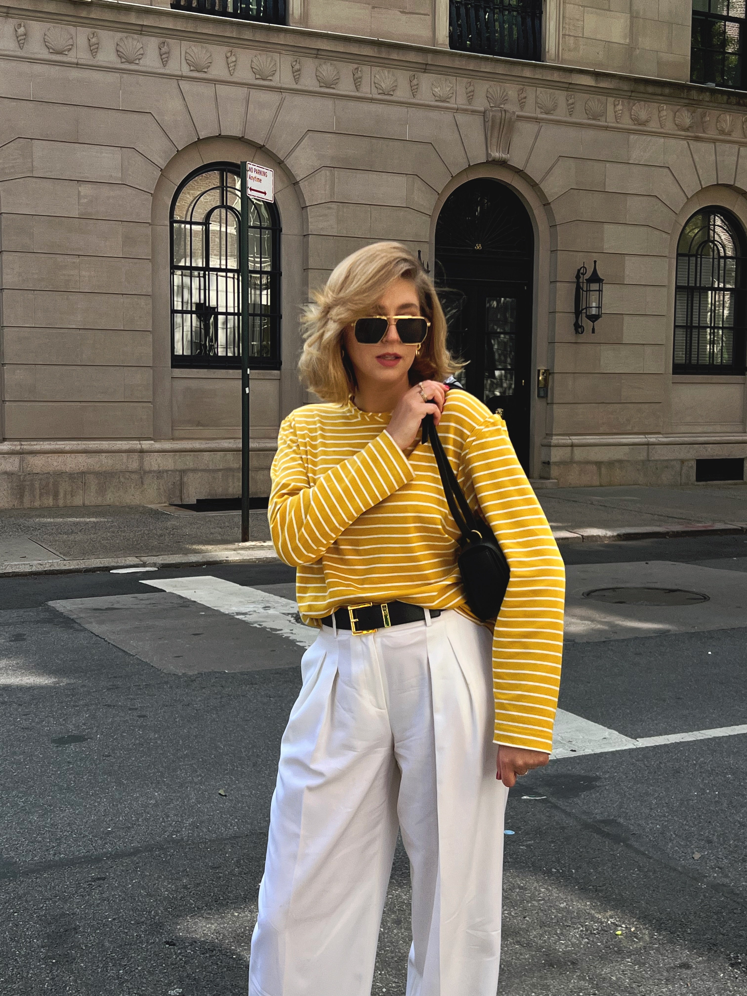 Striped Organic Cotton Long-sleeve NICA