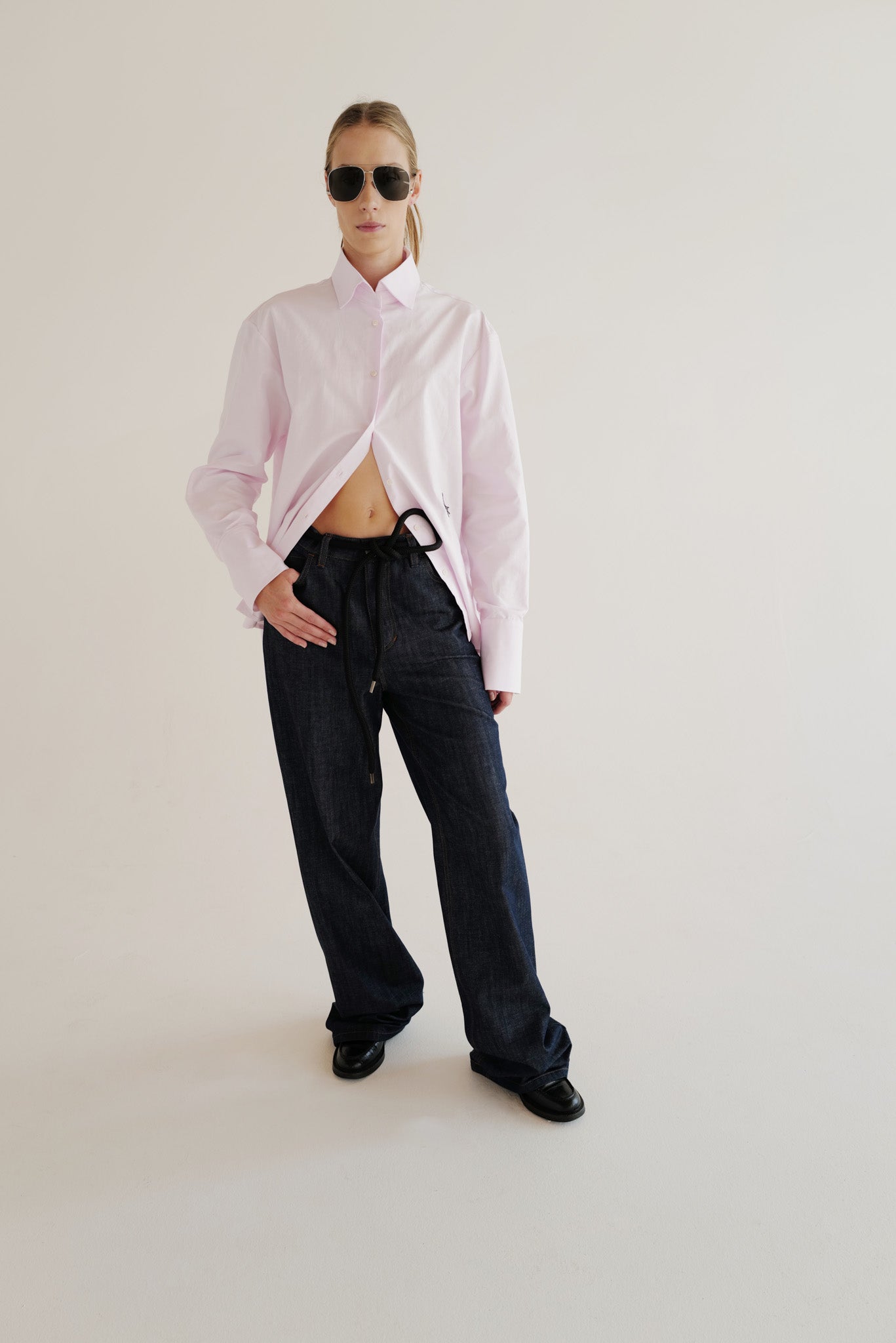 High-Rise Wide-Leg Jeans