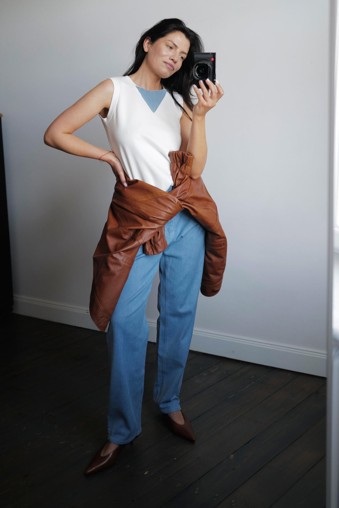 Organic Cotton Tank top SS26 TRIANGLE Relaxed silhouette