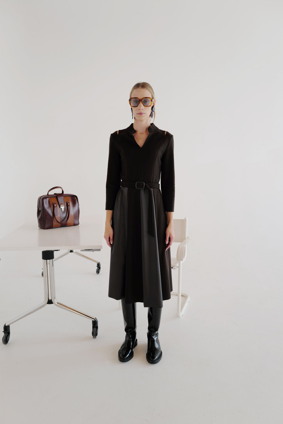 Cashmere Jersey Dress ANNA