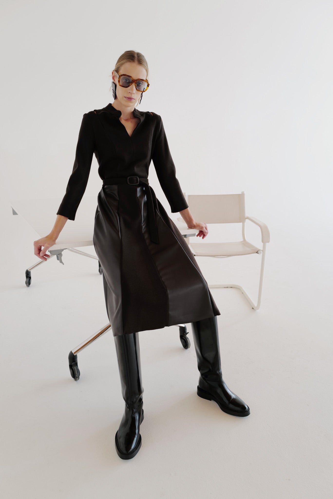 Cashmere Jersey Dress ANNA