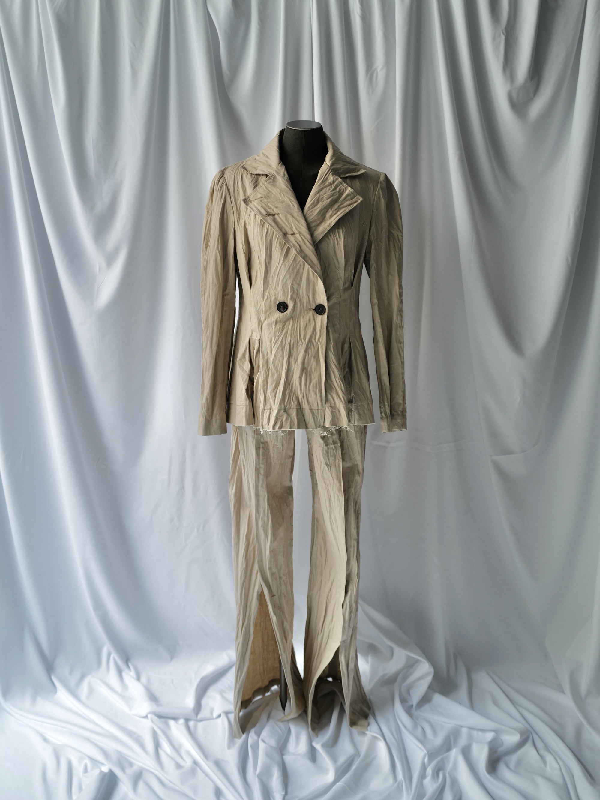 Linen/Cotton Crumpled Jacket NORA (Last item)