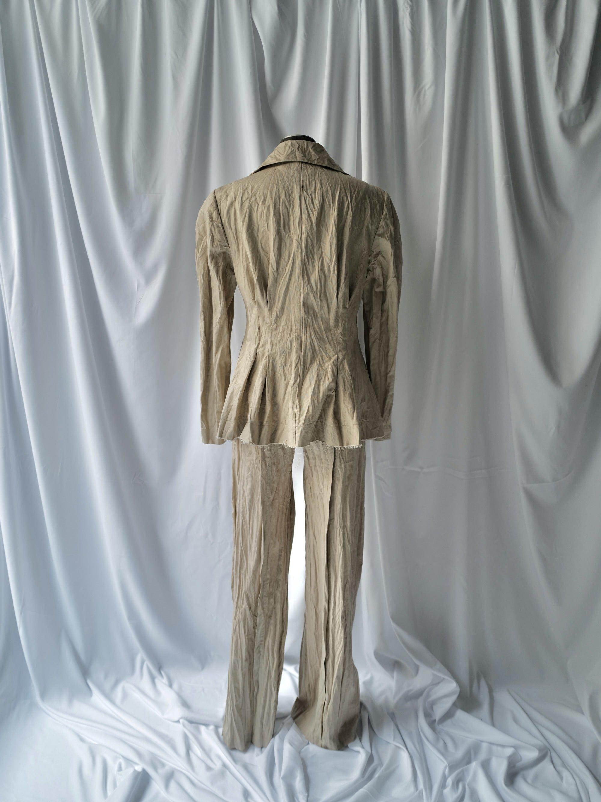 Linen/Cotton Crumpled Jacket NORA (Last item)