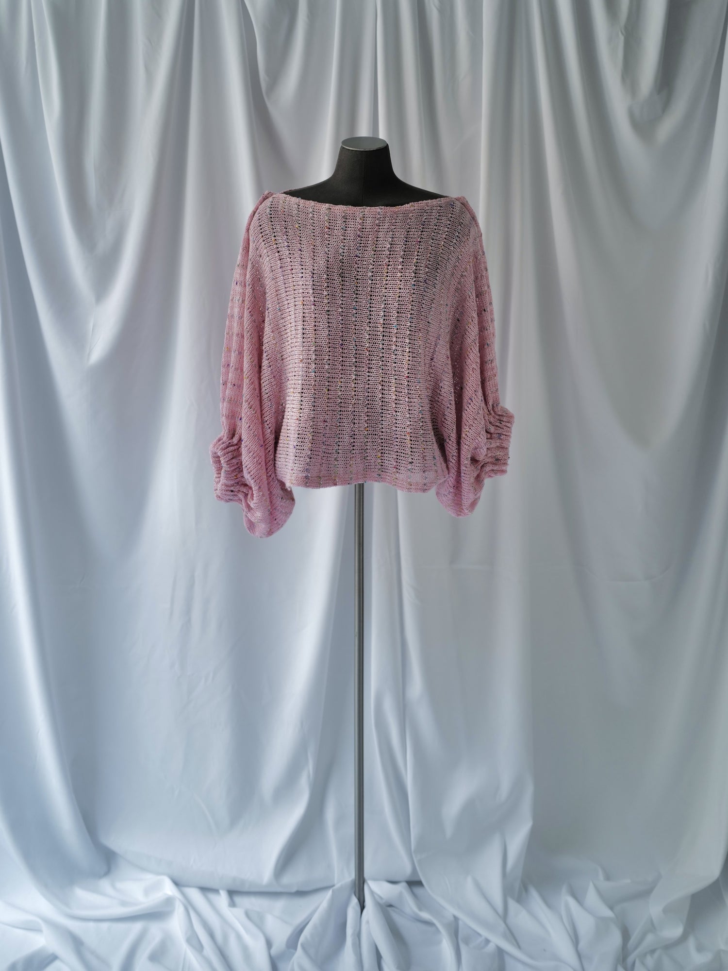 Cotton/Viscose Knitted Kimono Top (Last item)