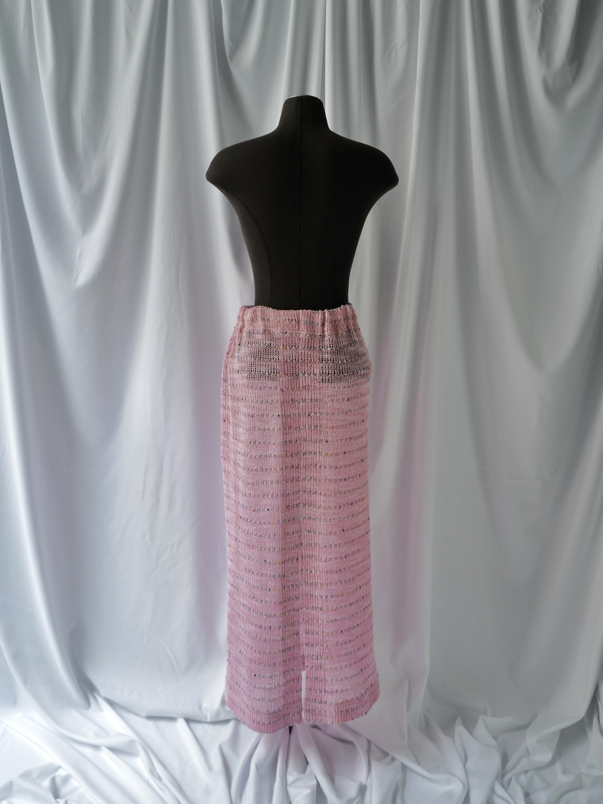 Cotton/Viscose Knitted Midi Skirt SS25