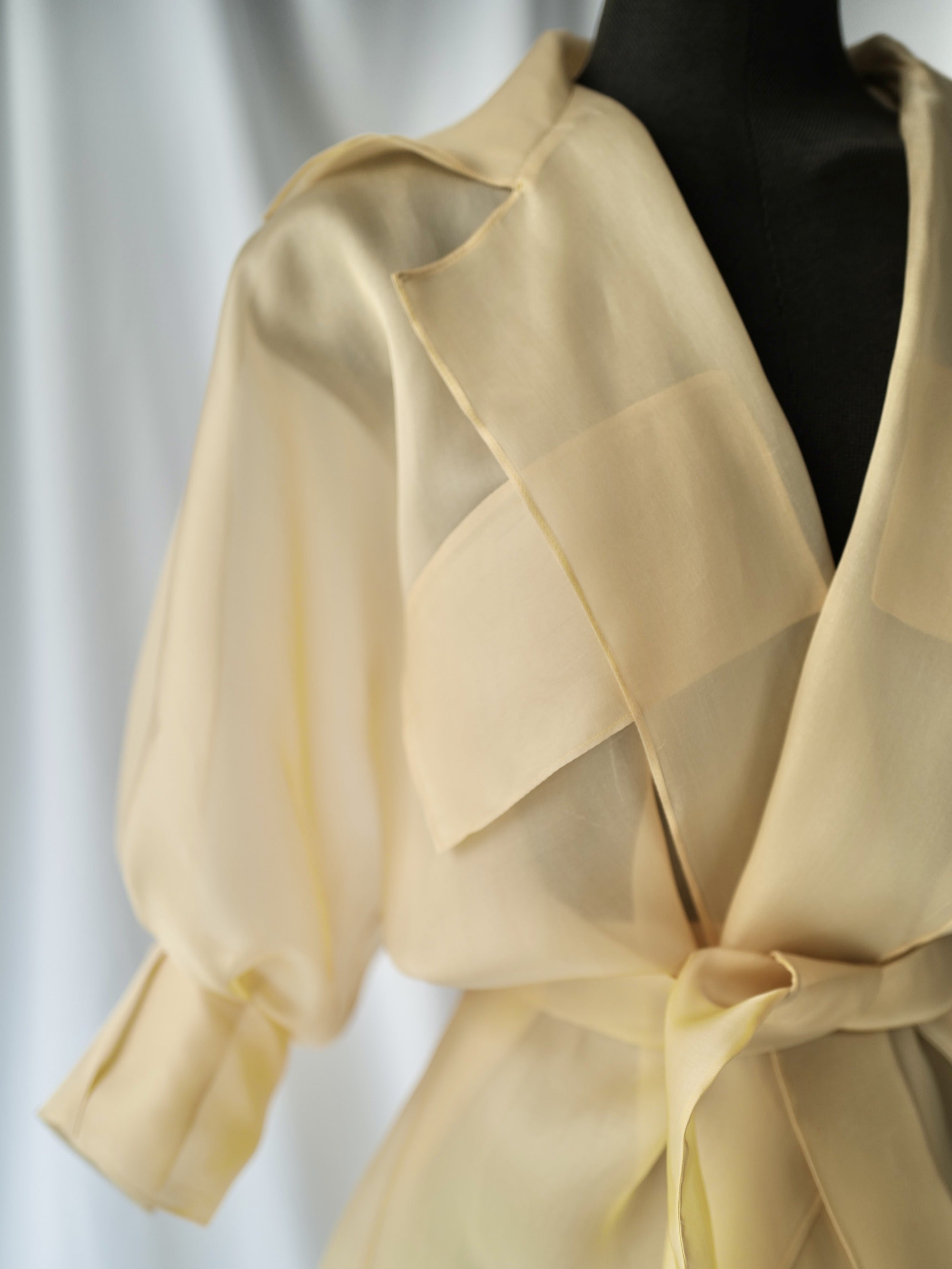 Silk Organza Blouse BETTY (Pre -Order)