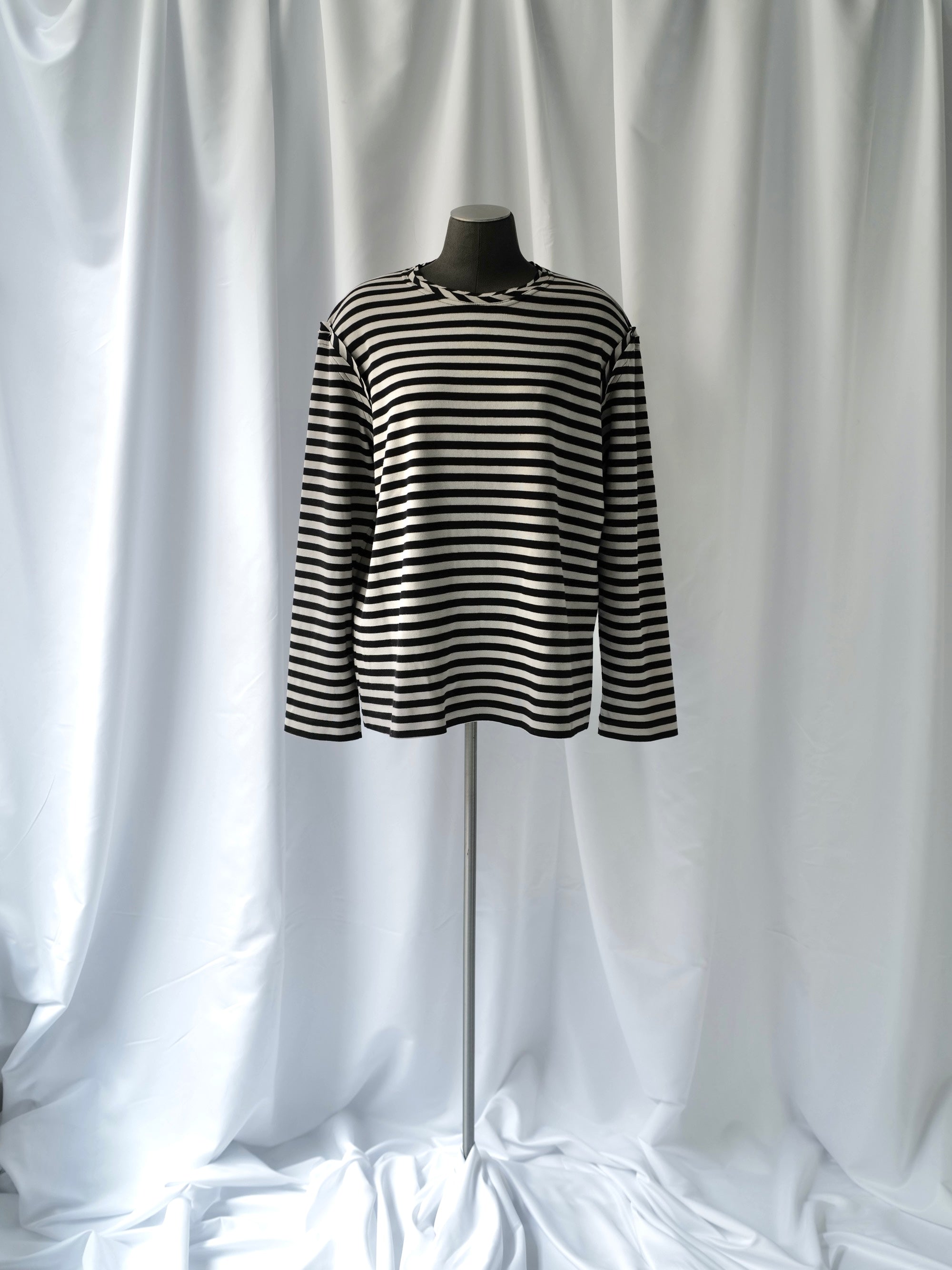 Striped Organic Cotton Long-sleeve