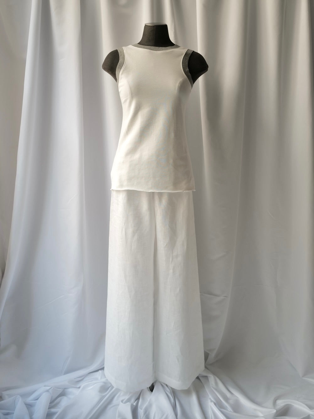 Soft Washed Linen Pull Up Pants