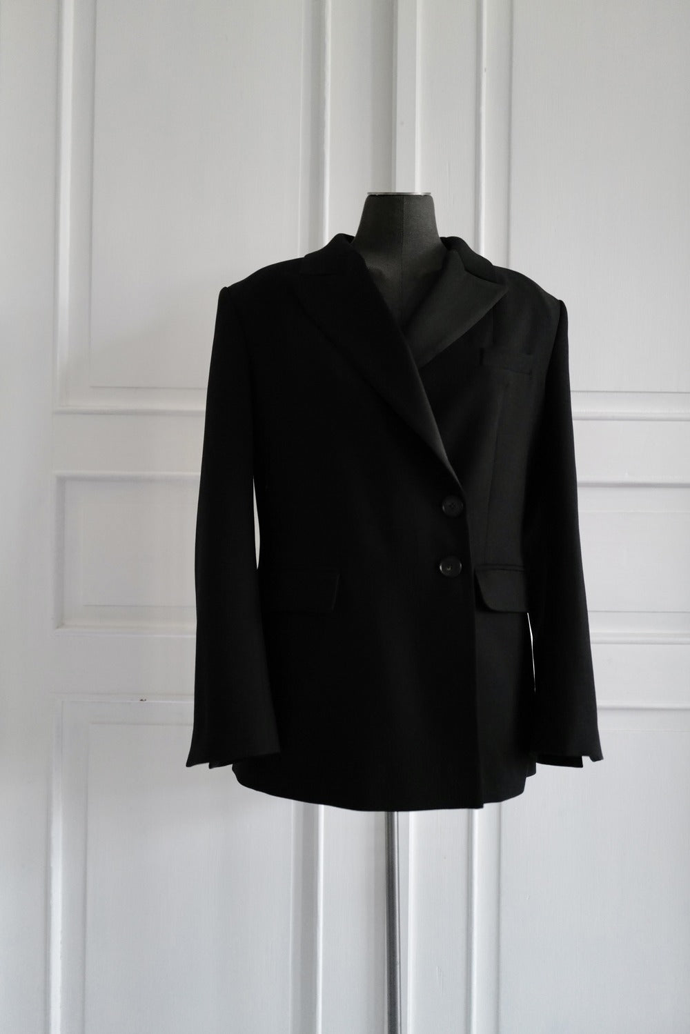 Wool Tailored Blazer with Atlas Lapel (Pre-order)