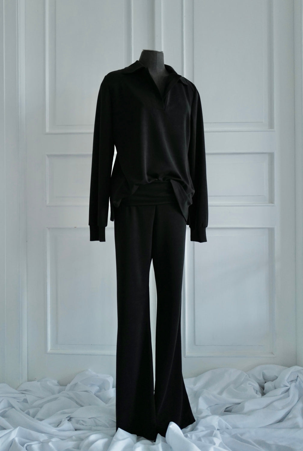 Suede-Touch Cupro POLO TOP NY collection