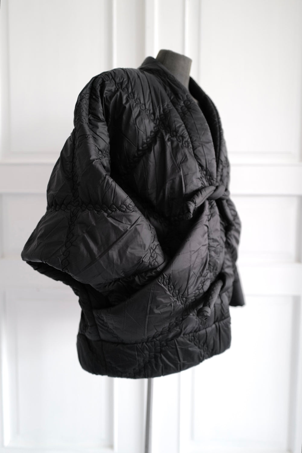 Quilted Kimono Jacket KYOTO With Large Pockets and Tie Closure Pre Fall 26