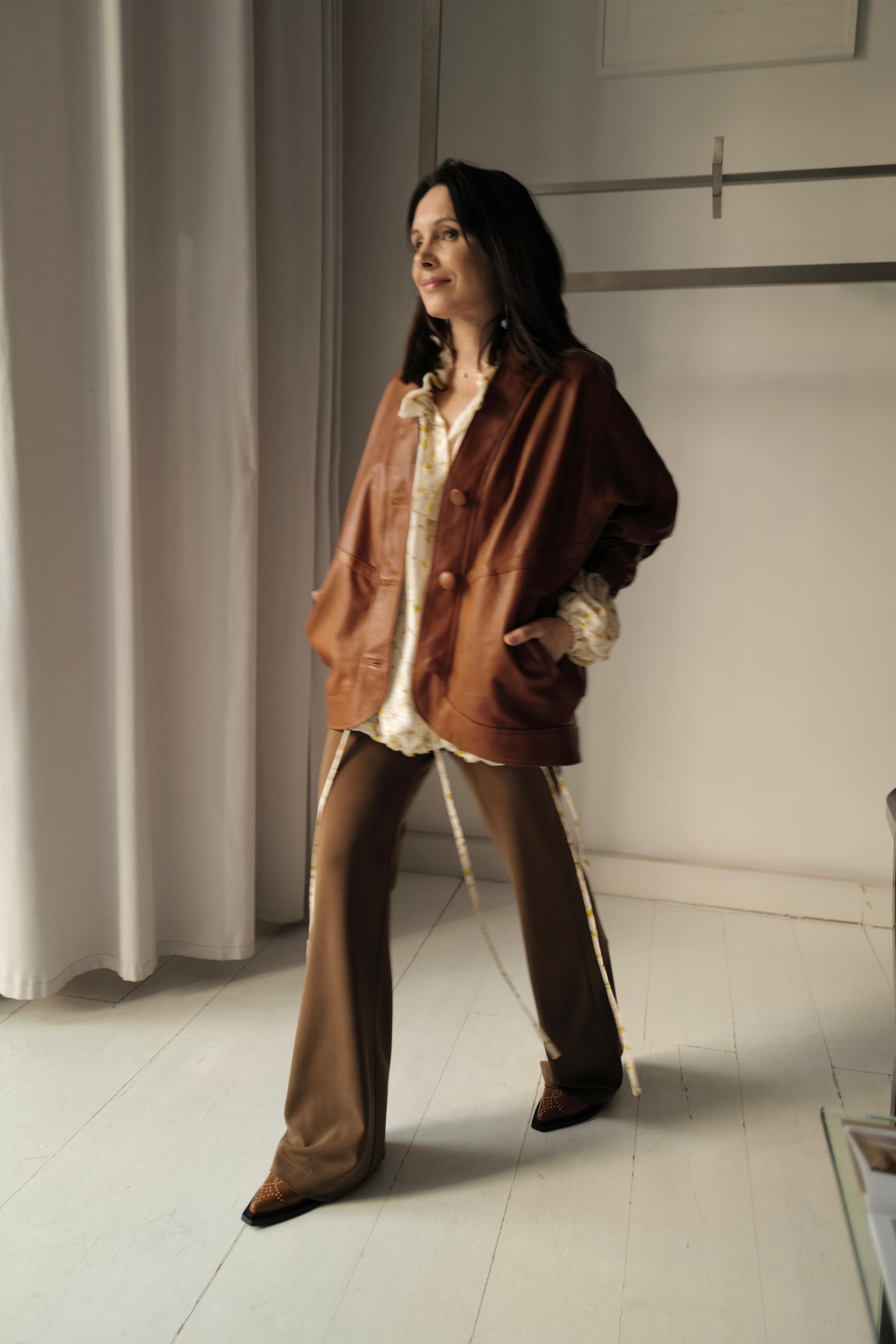 Leather Kimono Jacket SOBE