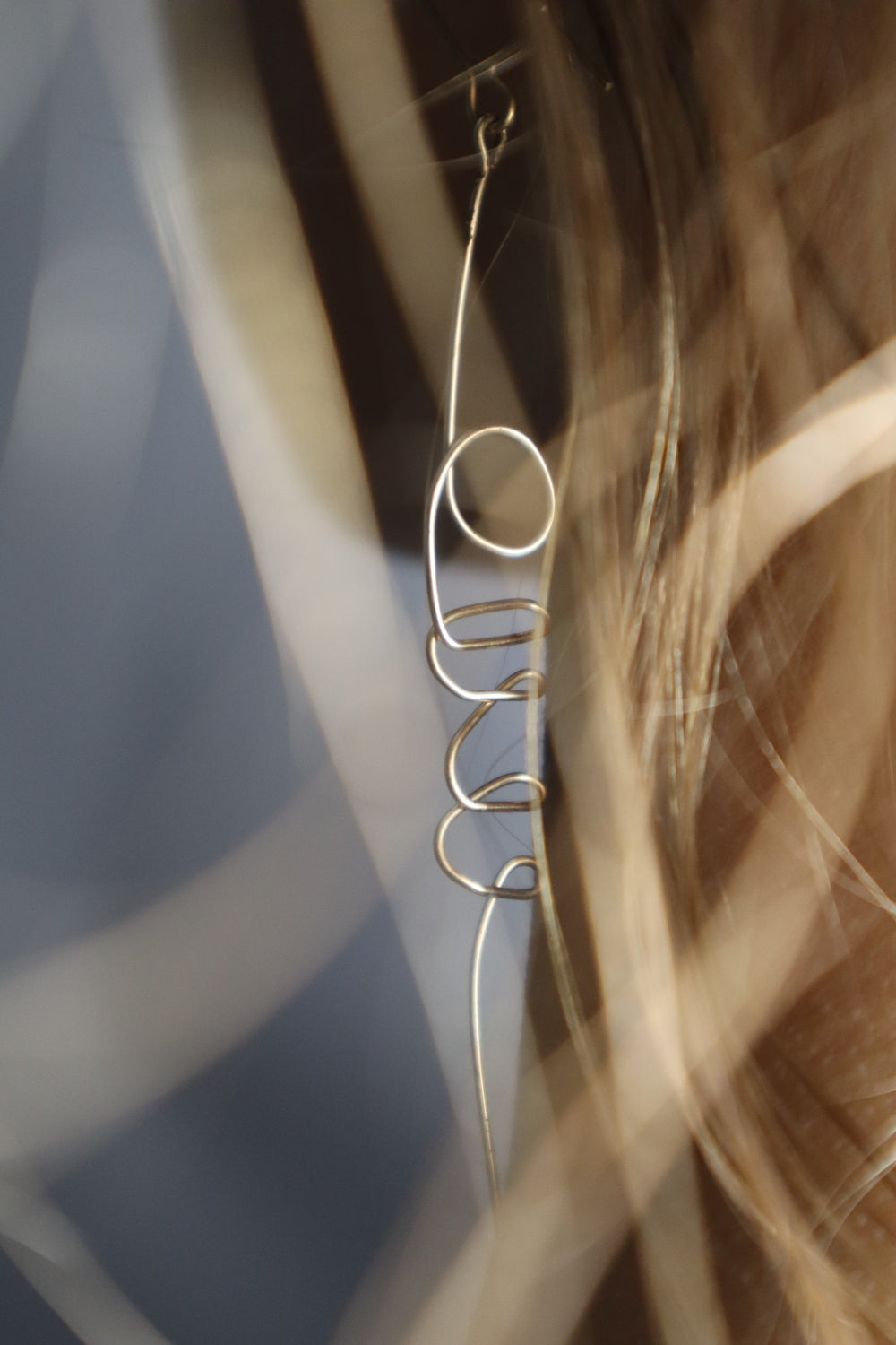 GOLD FILLED 14K MONO EARRING