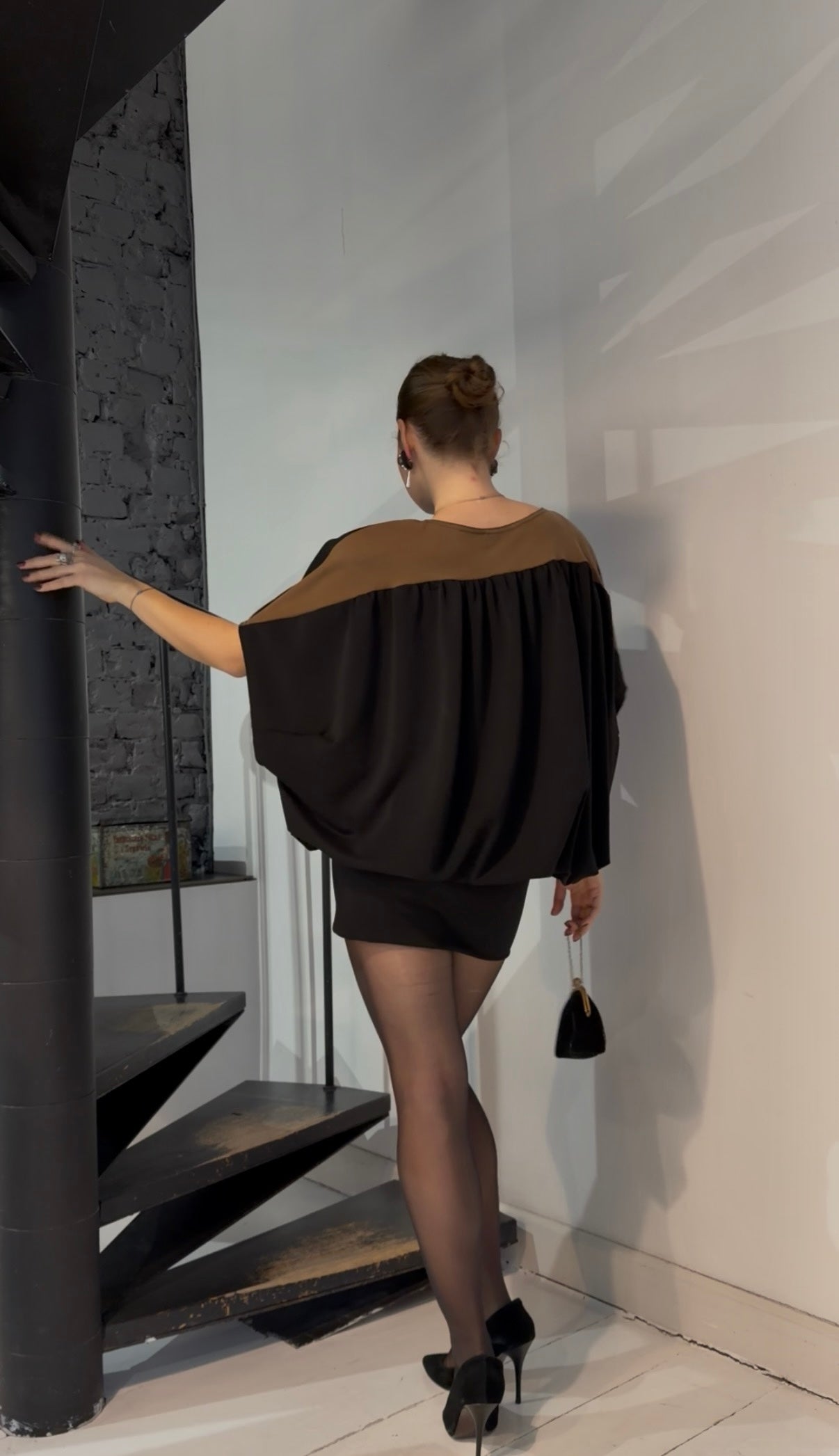 Jersey Cupro Cocoon Dress-Tunic AW25