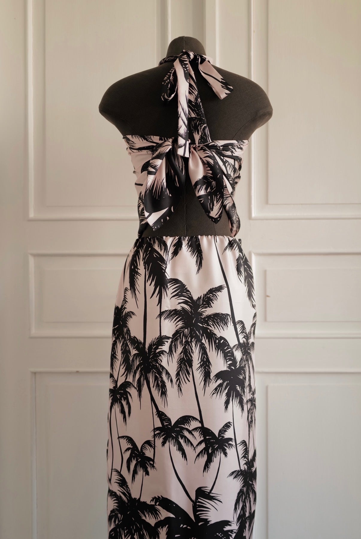 Silk Wrap Skirt & Scarf-Style Top MIAMI