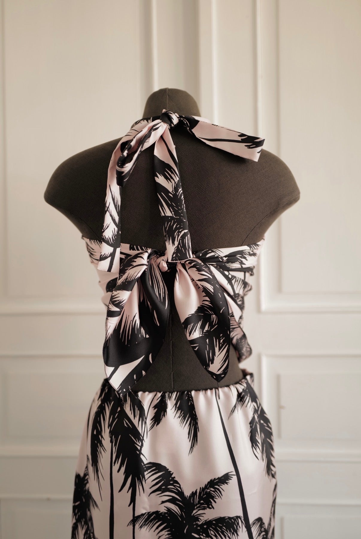 Silk Wrap Skirt & Scarf-Style Top MIAMI