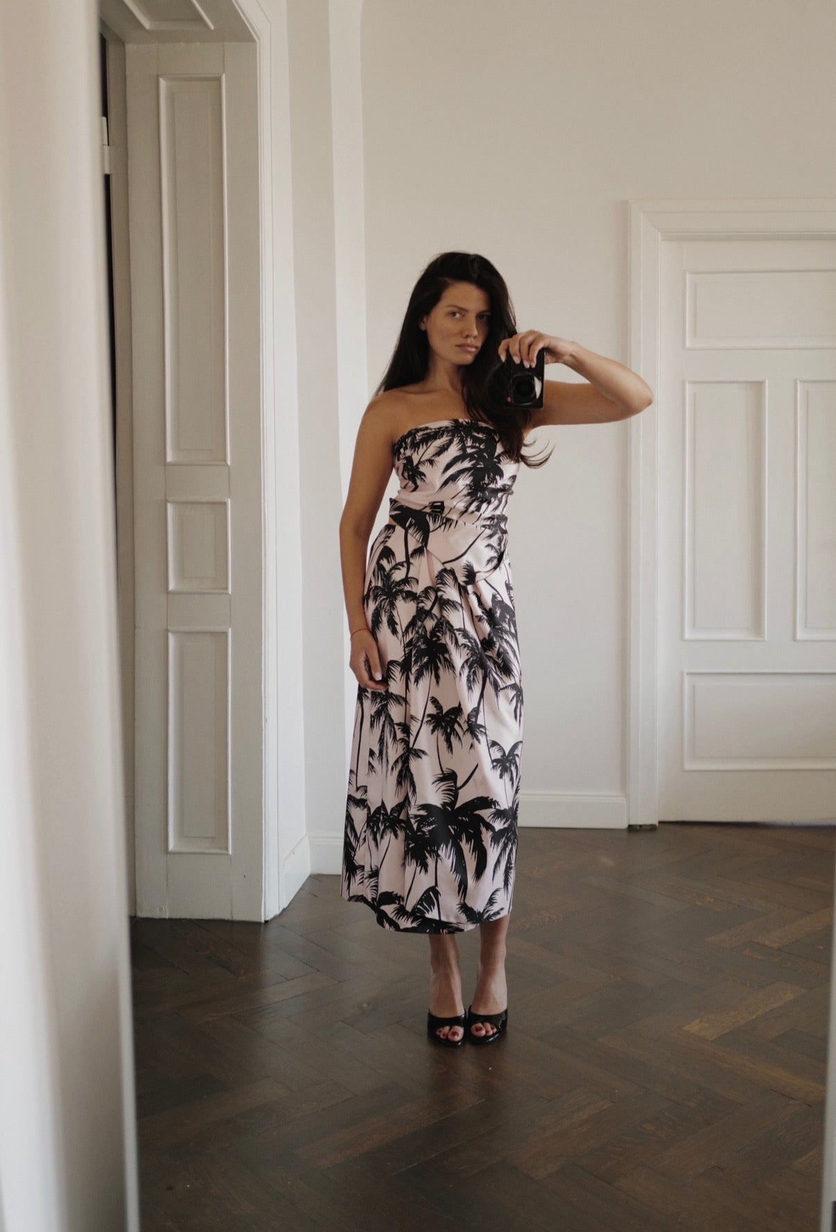 Silk Wrap Skirt & Scarf-Style Top MIAMI