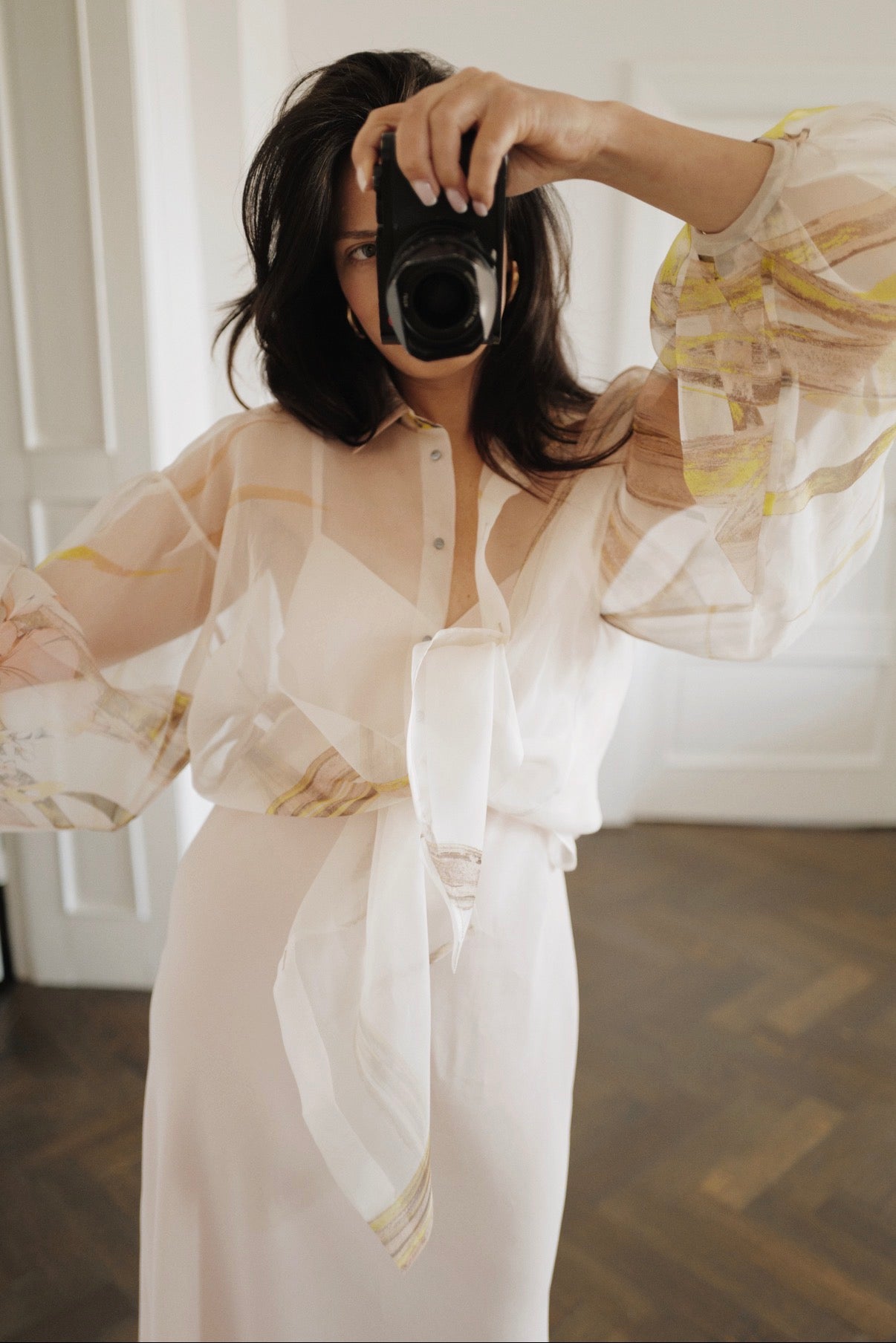 Silk Organza Blouse CLOUD SS26