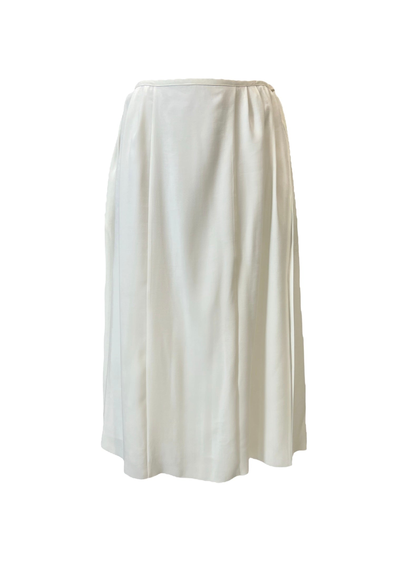 Silk Midi Skirt