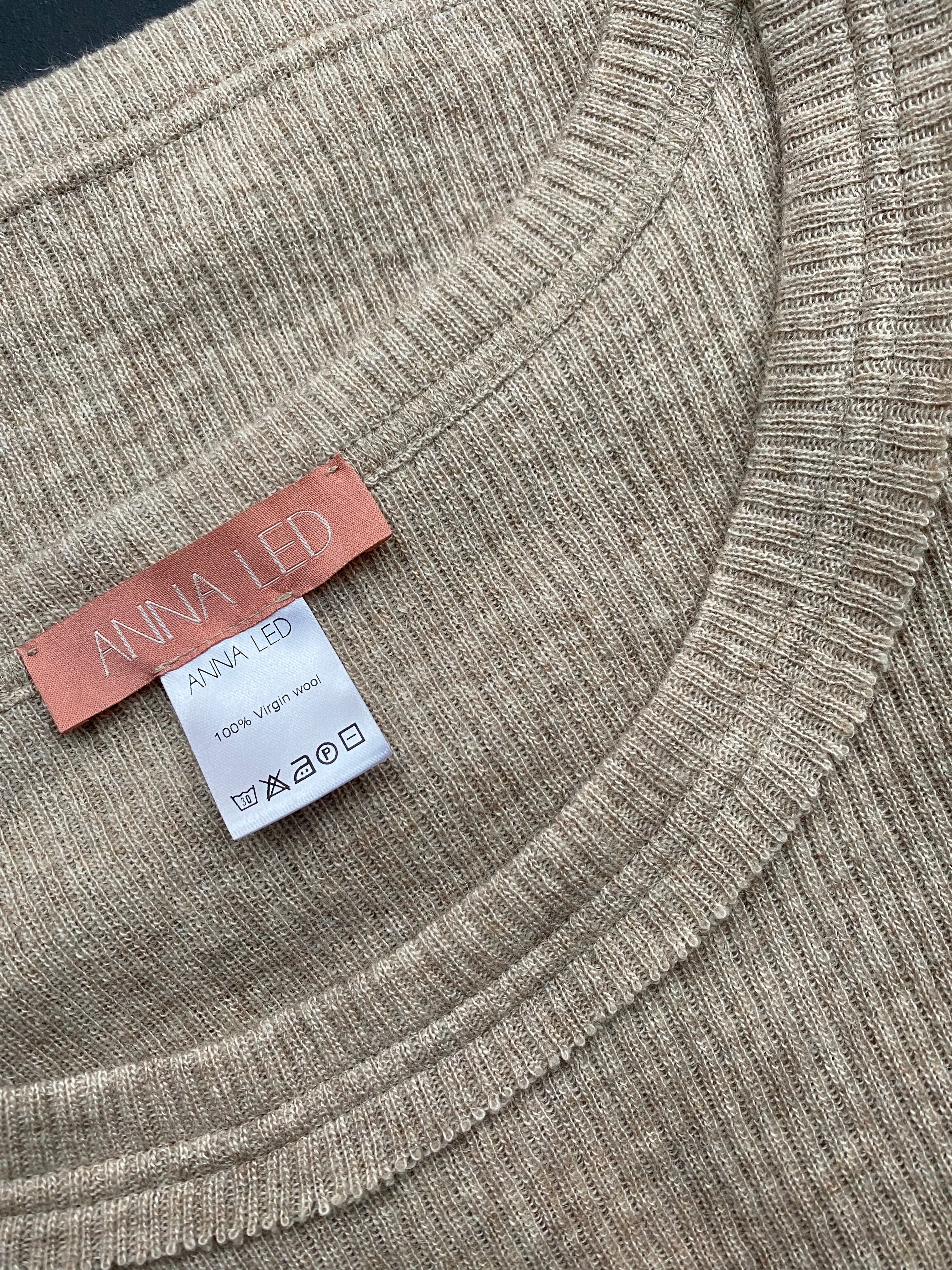 KNIT BEIGE TOP AW23/24