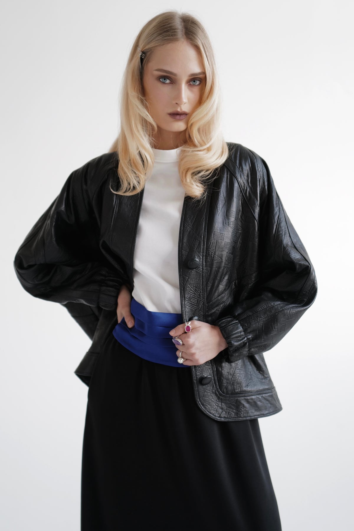 Leather Kimono Jacket SOBO FW26/27