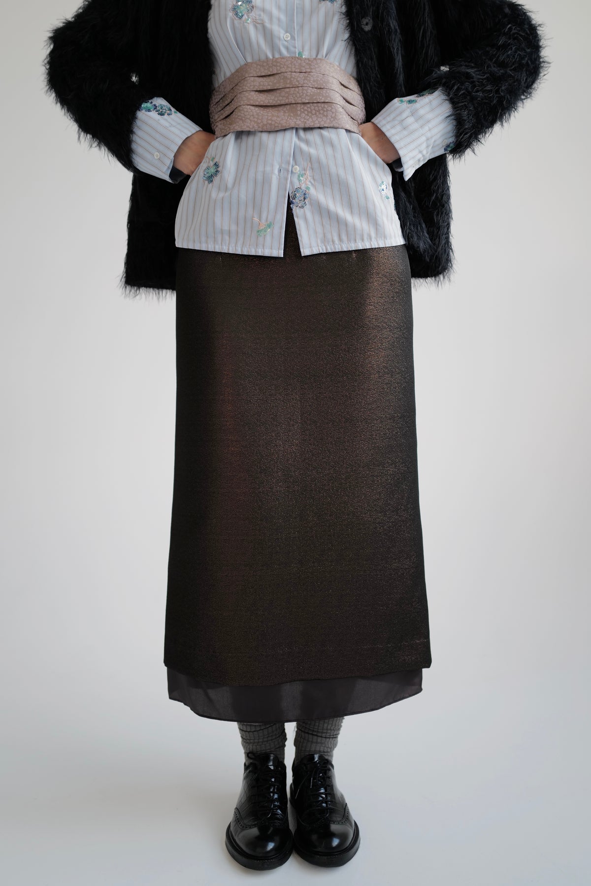 Double Layered Brocade Skirt MELISSA FW26/27