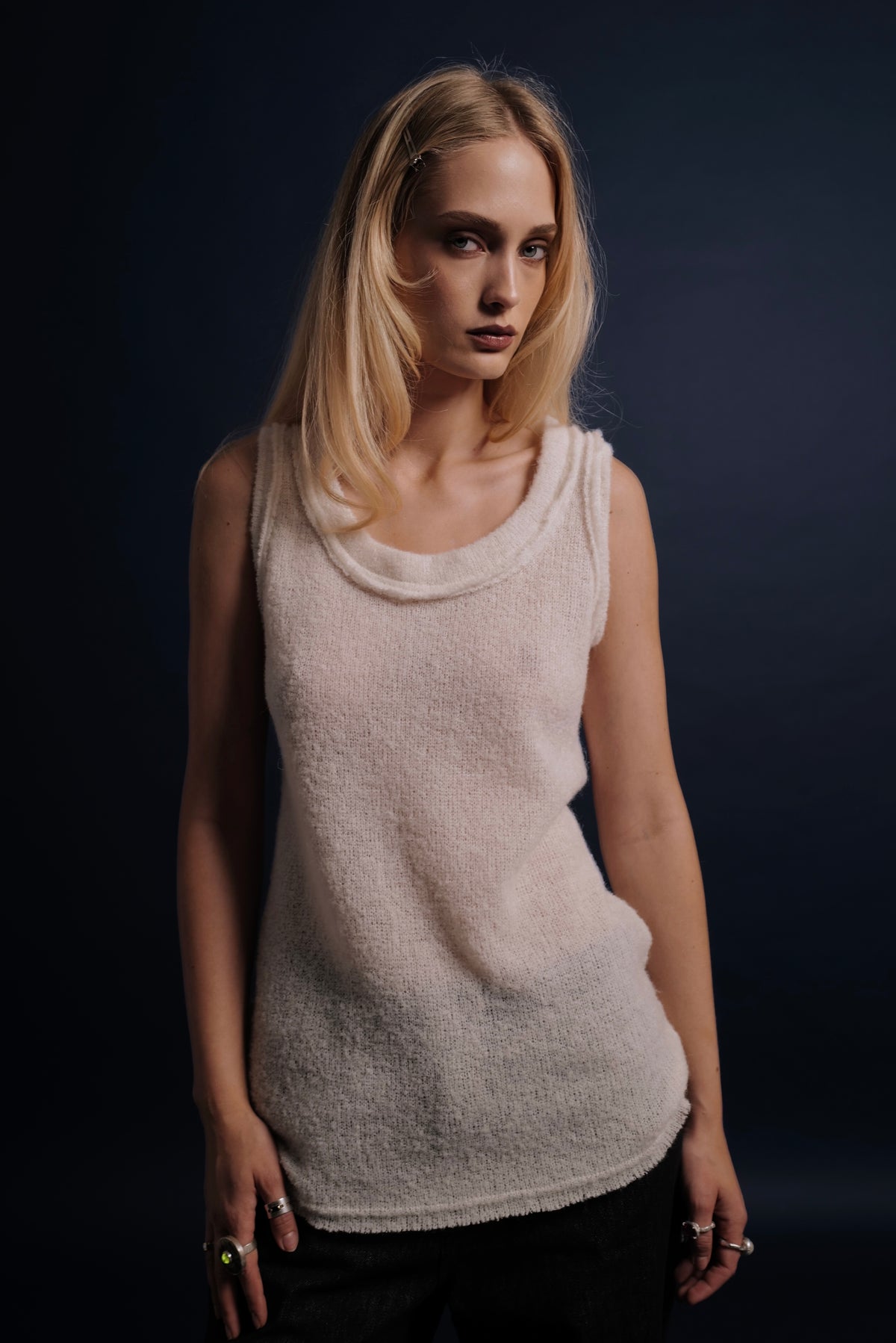 Alpaca Tank Top BERTA FW26/27