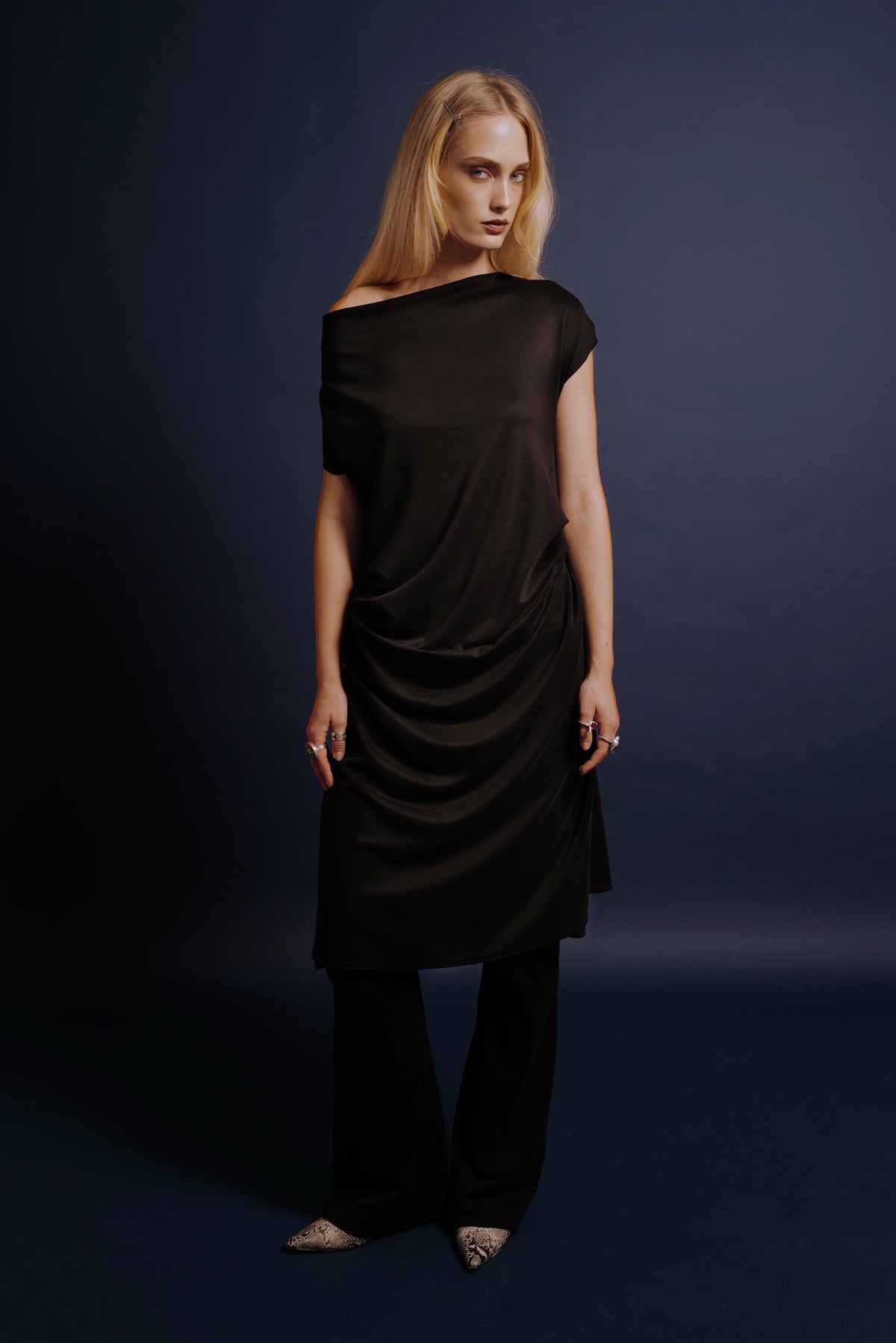 Tunica Cupro Dress