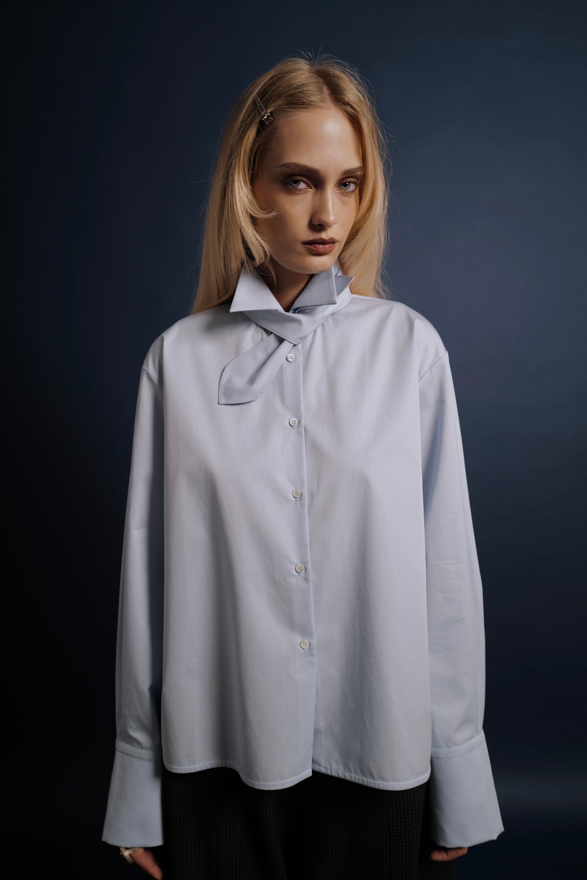 Cotton Shirt With a Tie MANHATTAN FW26/27