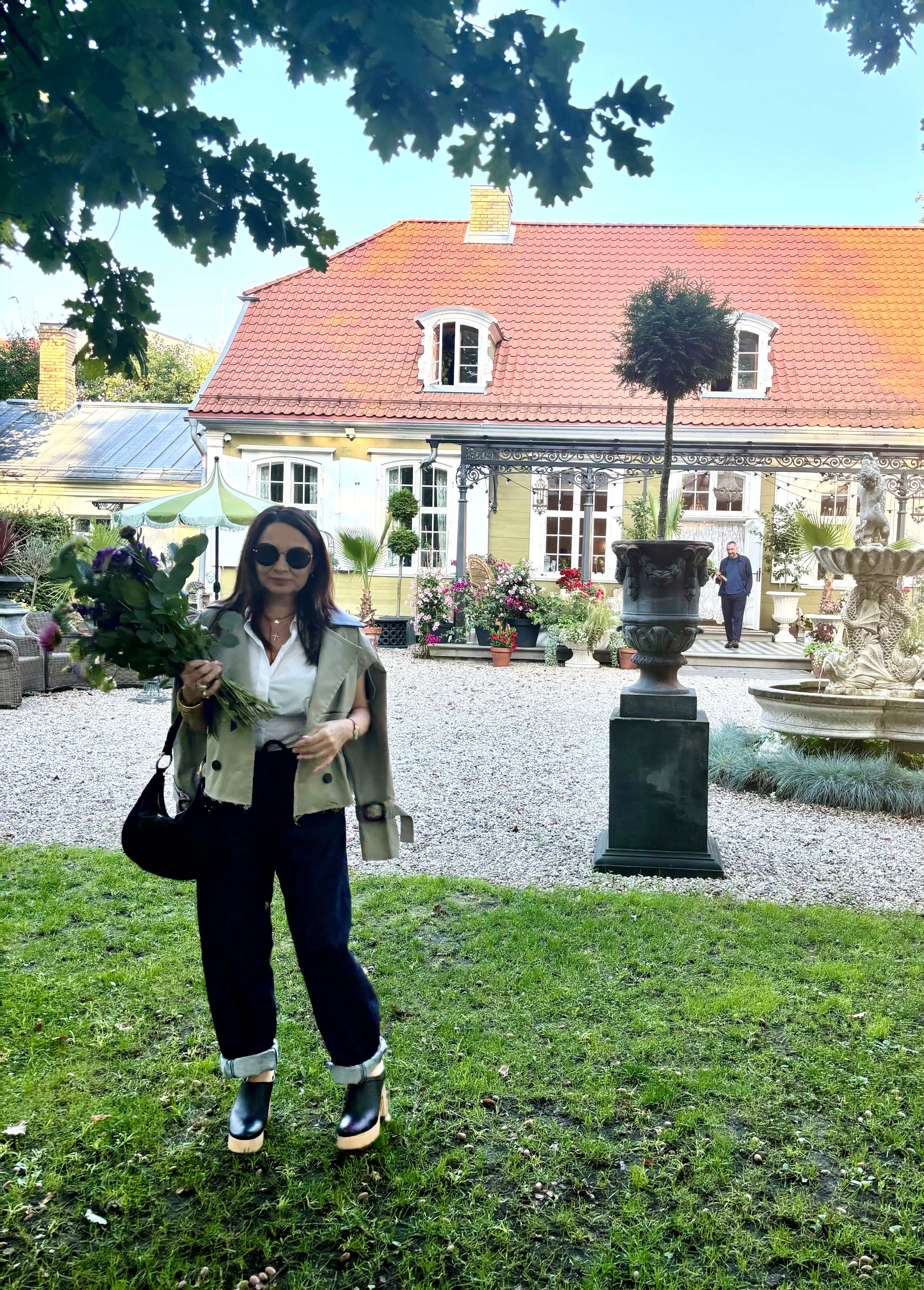 Cotton Gabardine Crop Trench-Cape London (Back to stock)