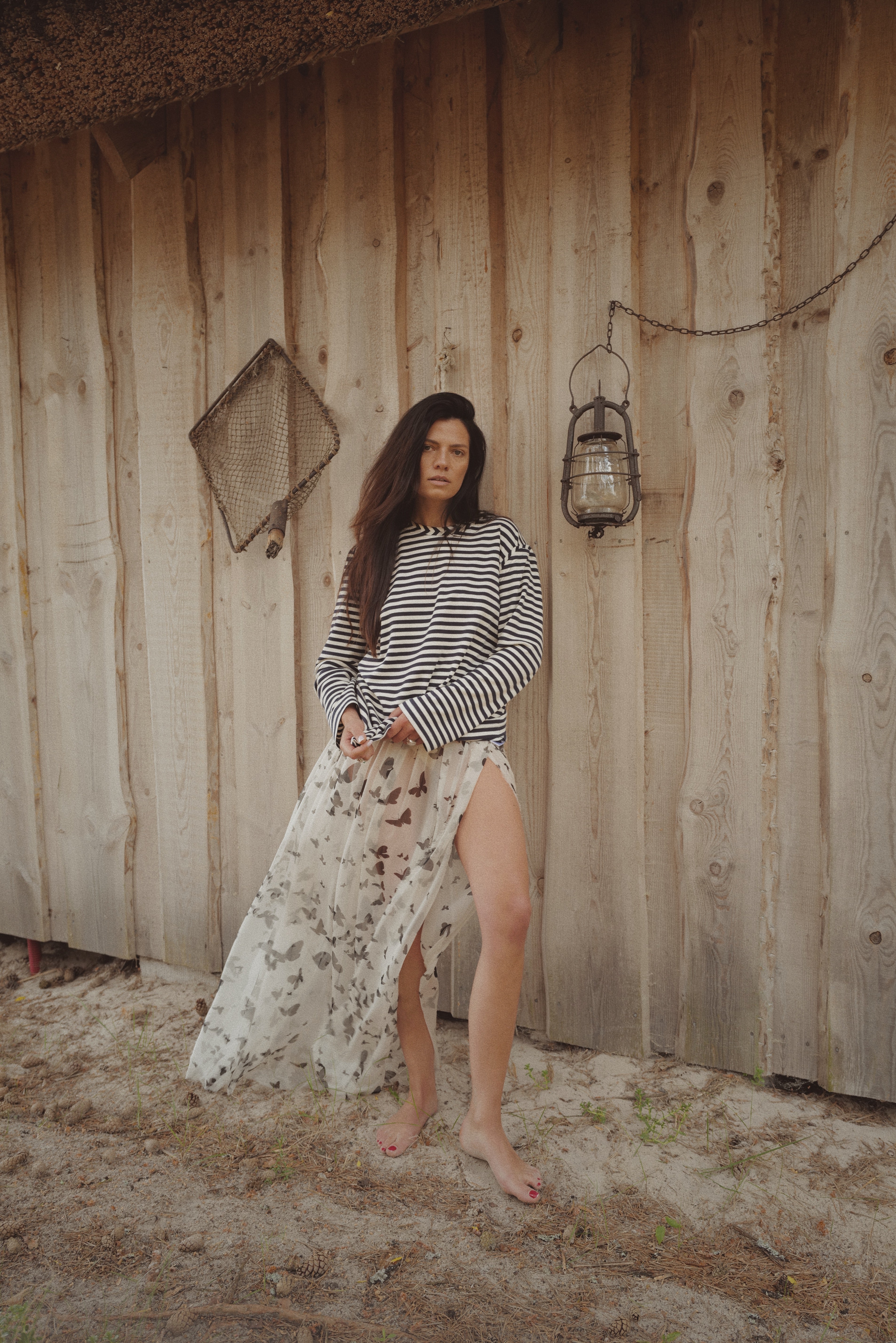 Pure Silk chiffon Skirt SS25