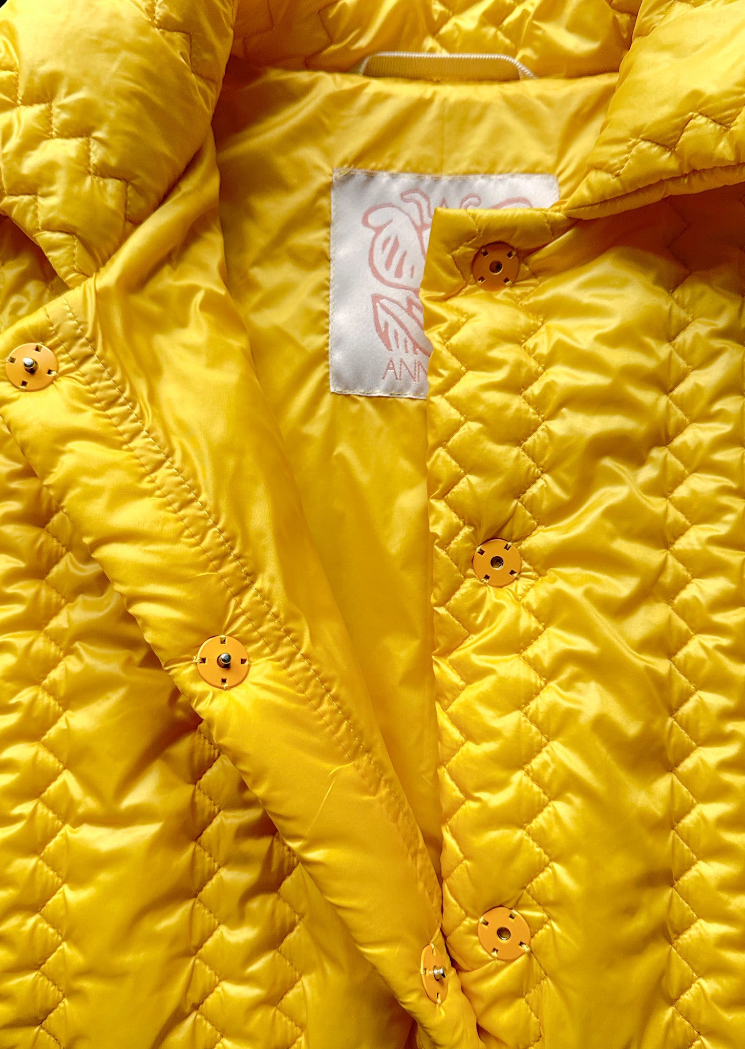 QUILTED YELLOW JACKET AW23/24
