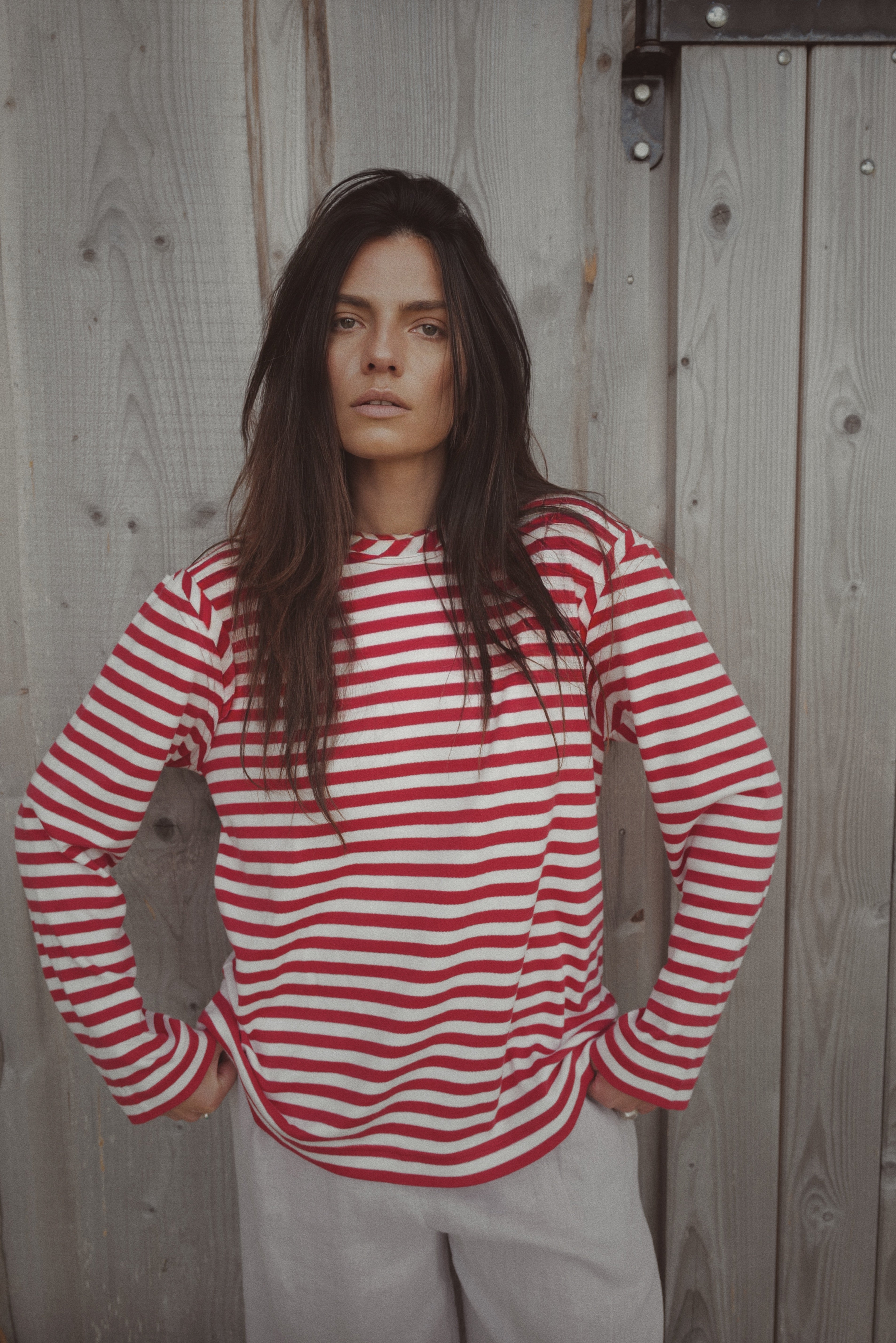 Striped Organic Cotton Long-sleeve NICA