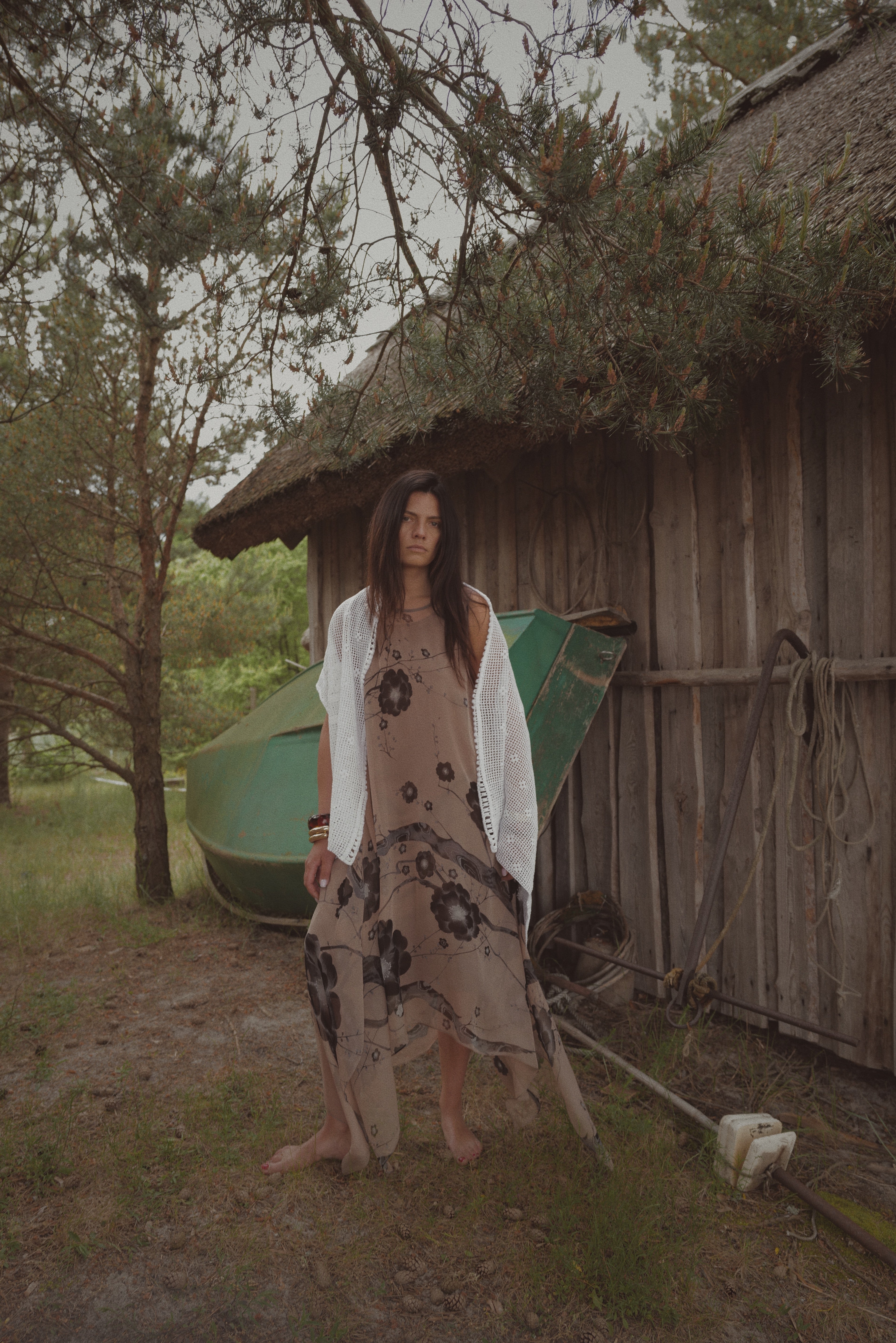 Silk Chiffon Dress Sakura
