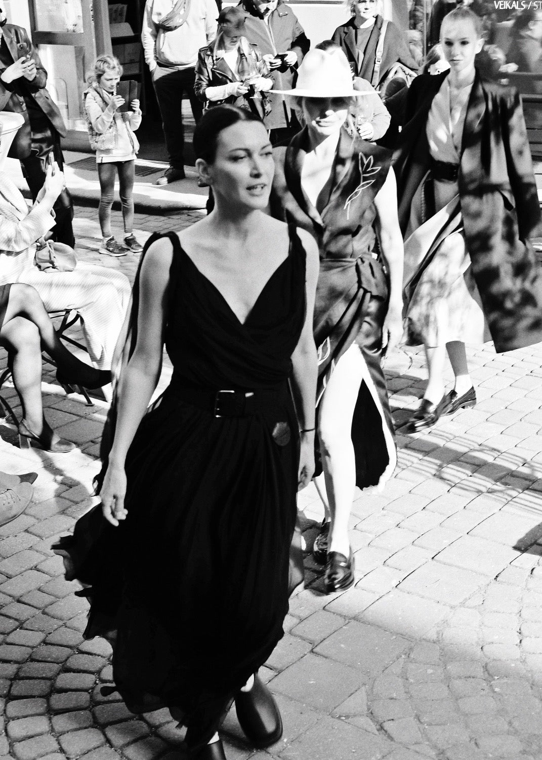 Silk Chiffon Dress IREN