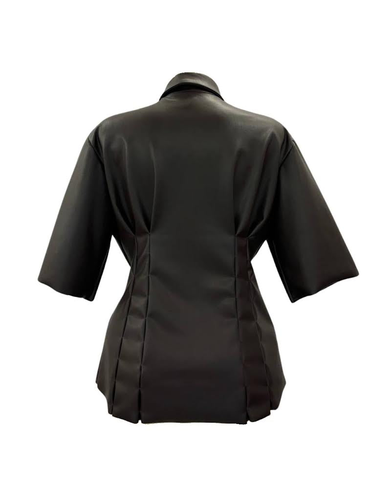 Eco-Leather Shirt Olga (Pre-order)