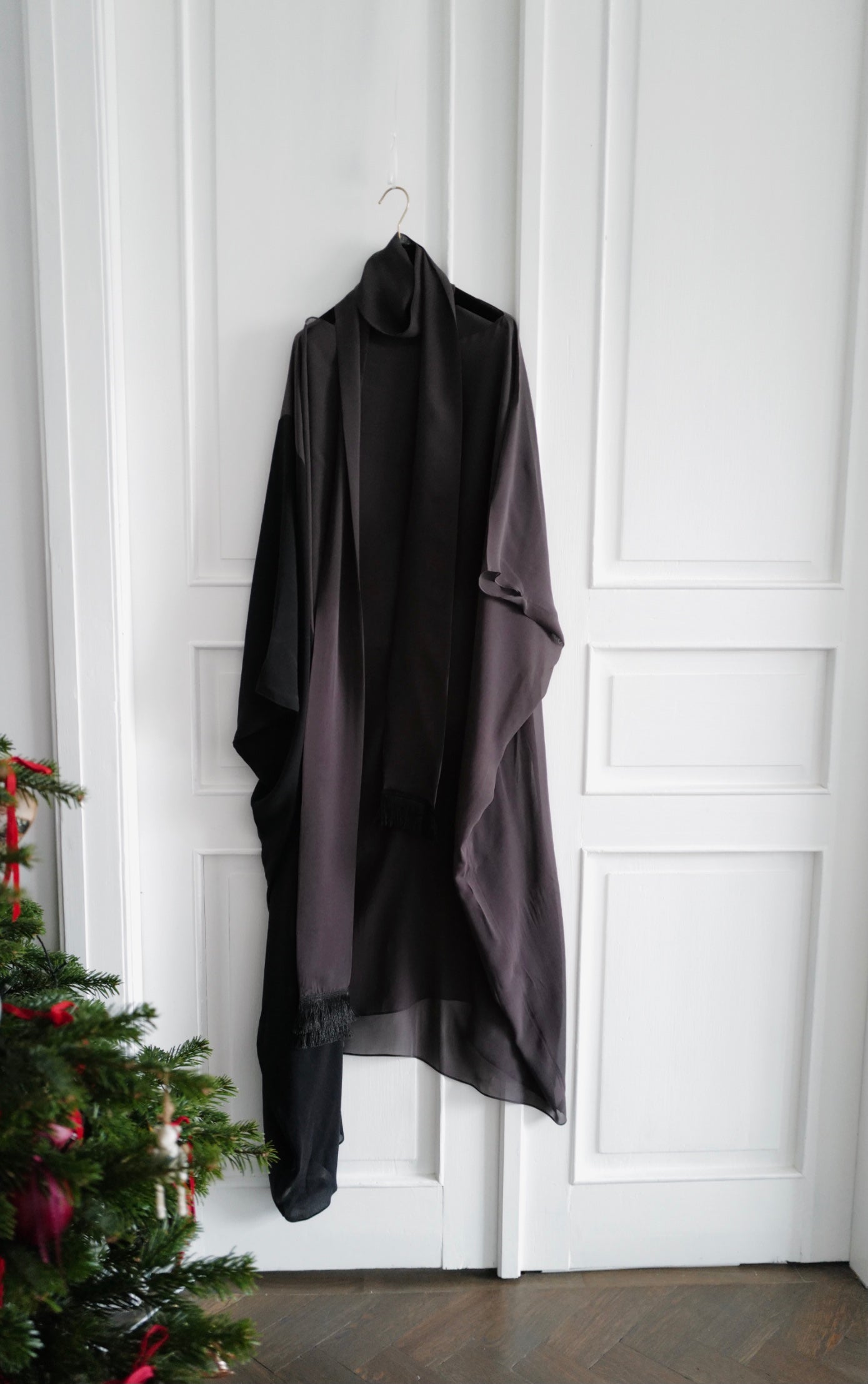 Silk Crepe Oversized Dress-Tunic