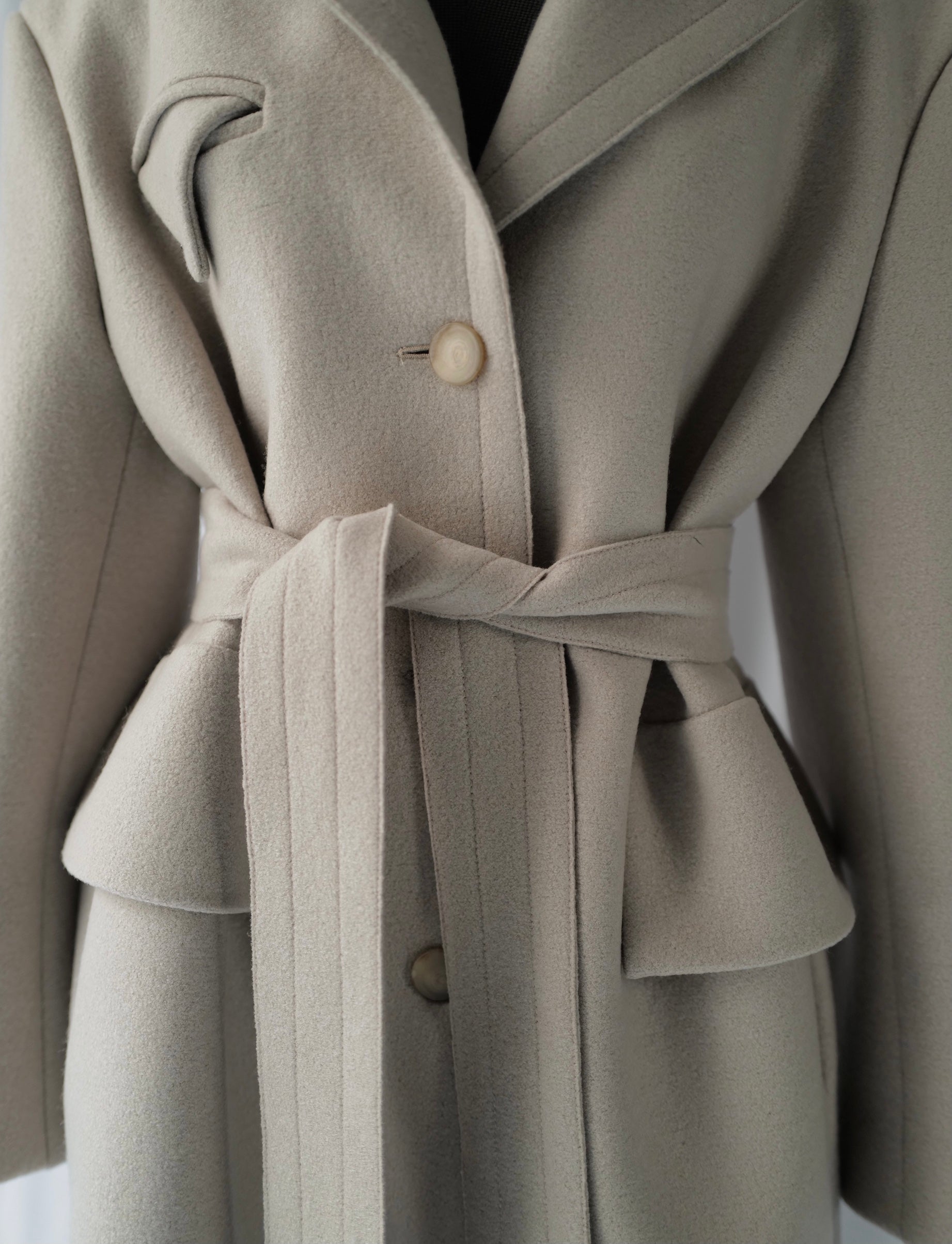 Virgin Wool Felt Coat ROMA