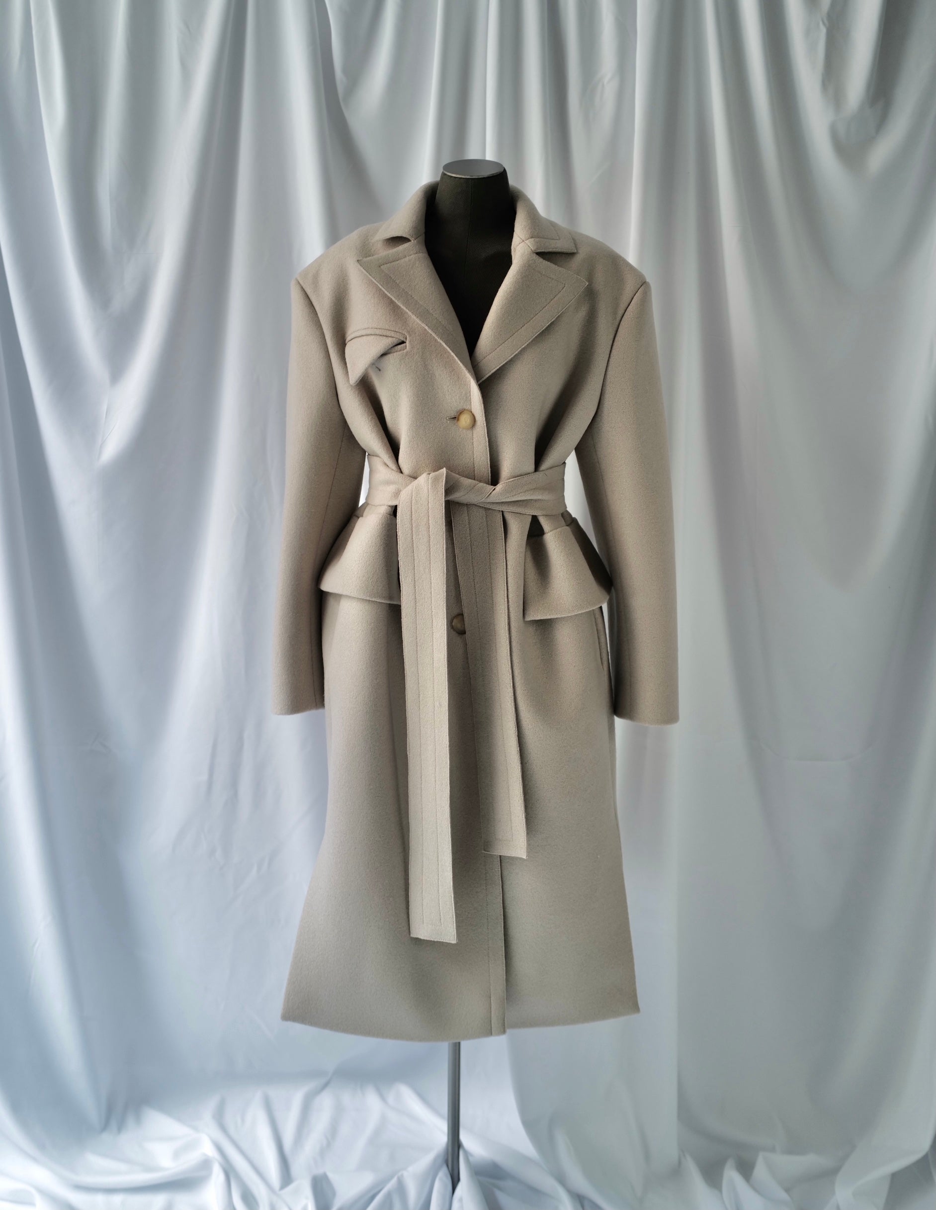 Virgin Wool Felt Coat ROMA