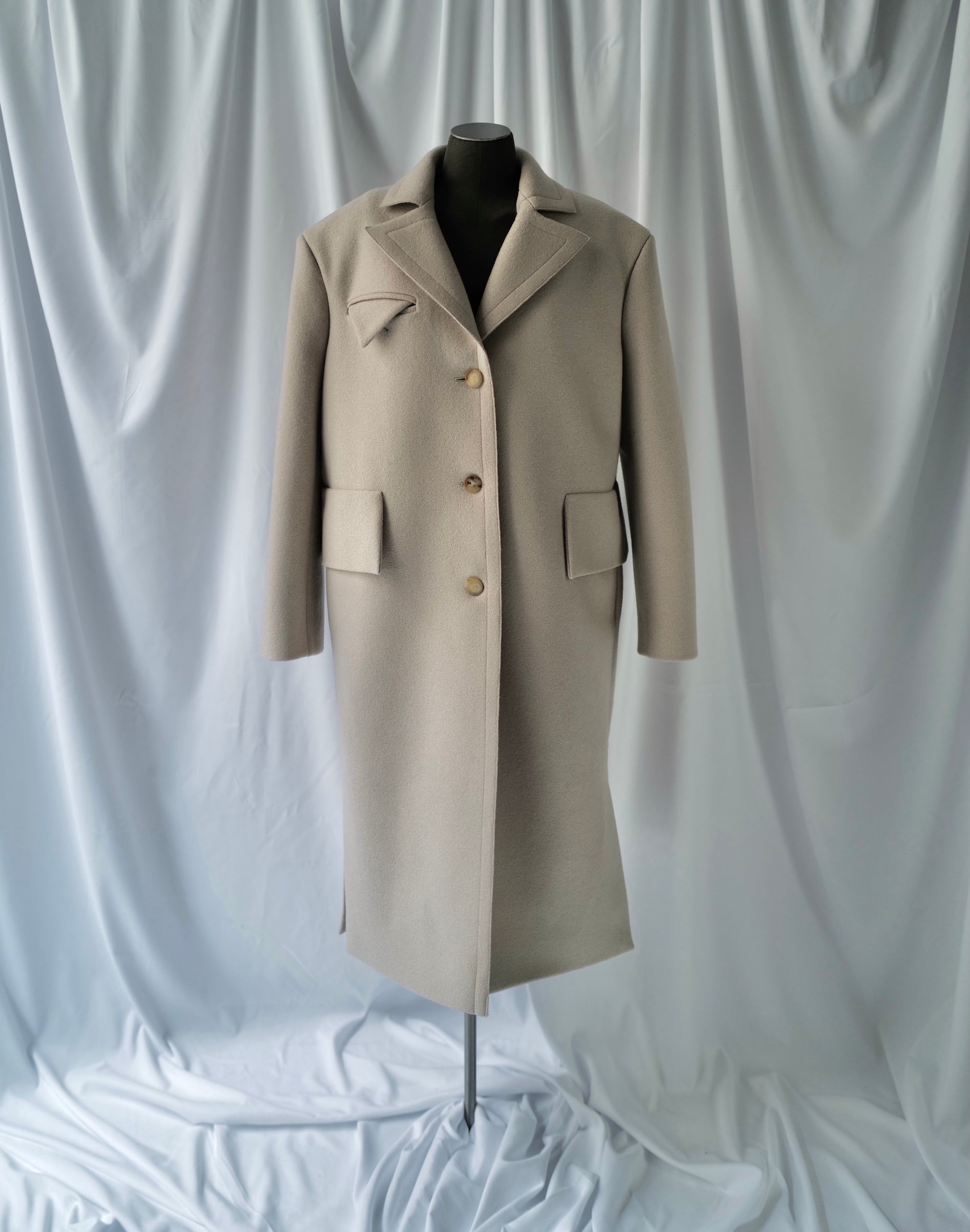 Virgin Wool Felt Coat ROMA