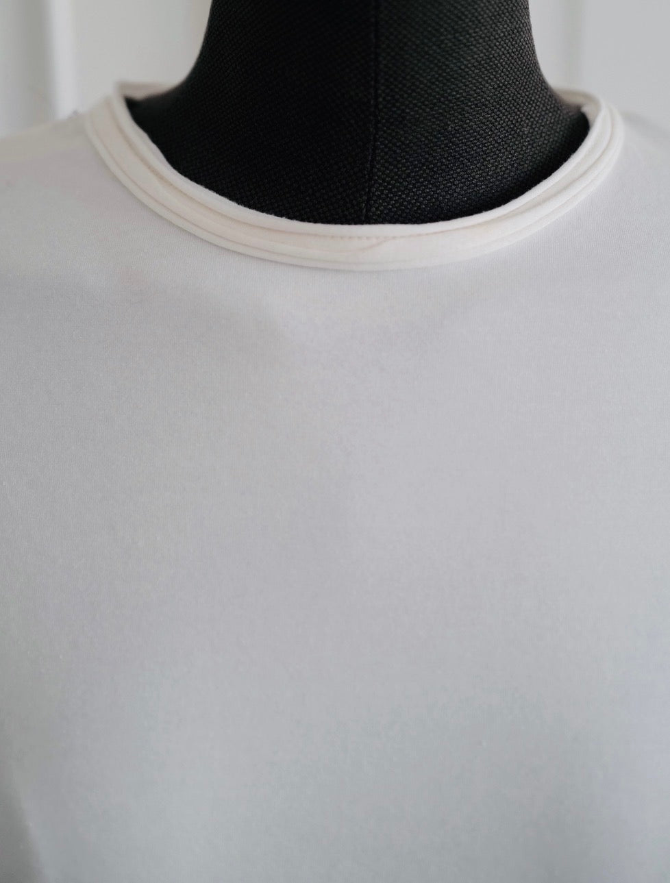 Organic Cotton Slim Long-Sleeve WHITE