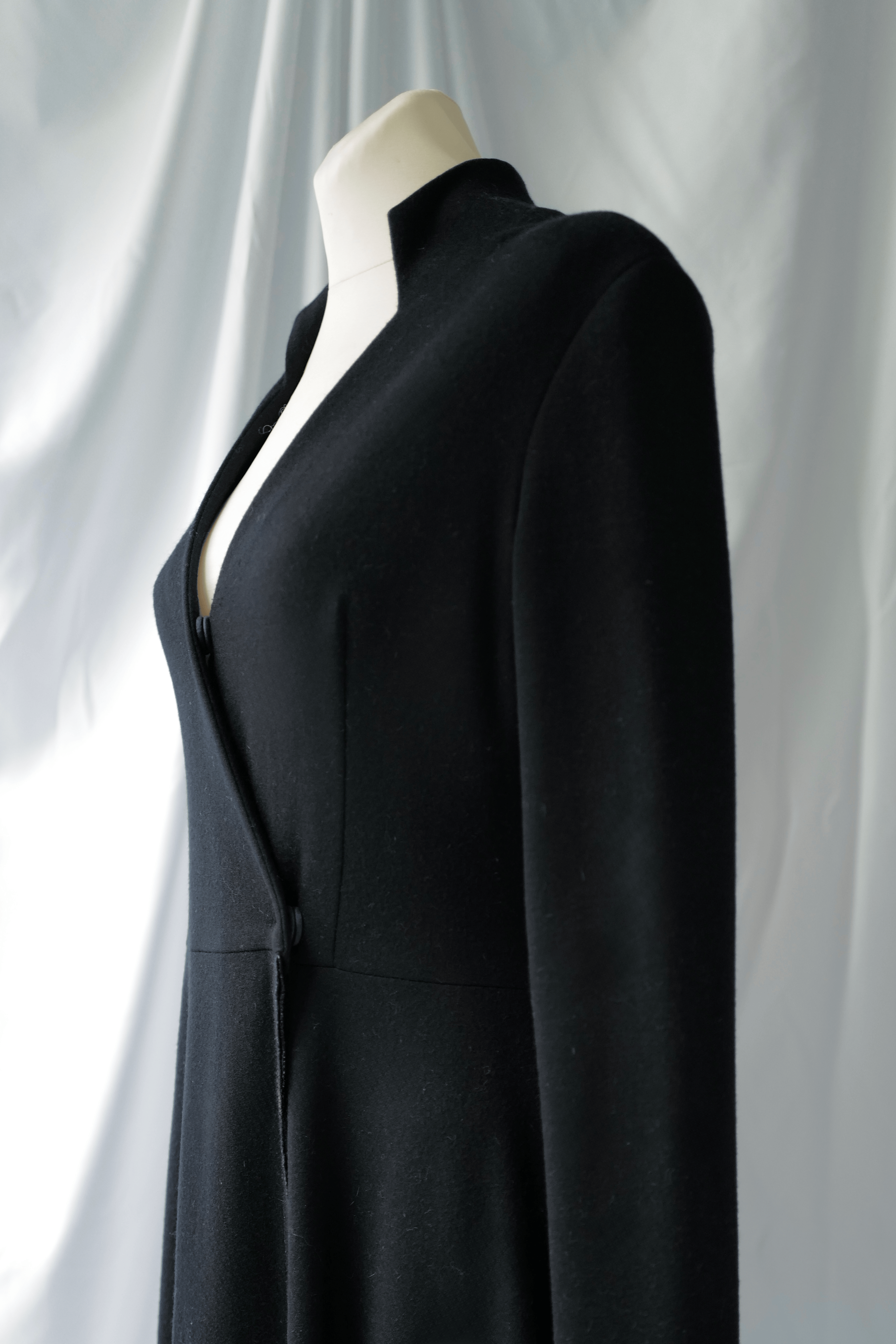 Wool Jersey Wrap Dress